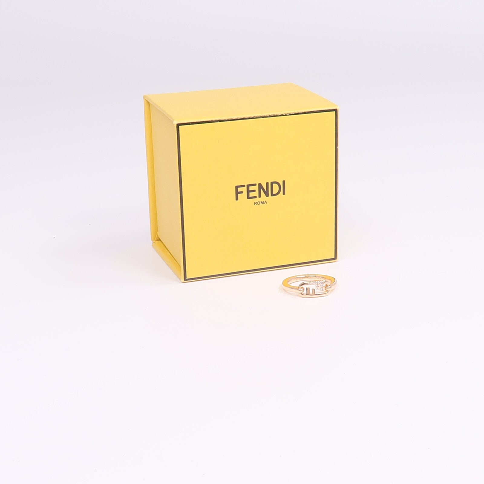 FENDI 金屬Ring戒指US#6.5
