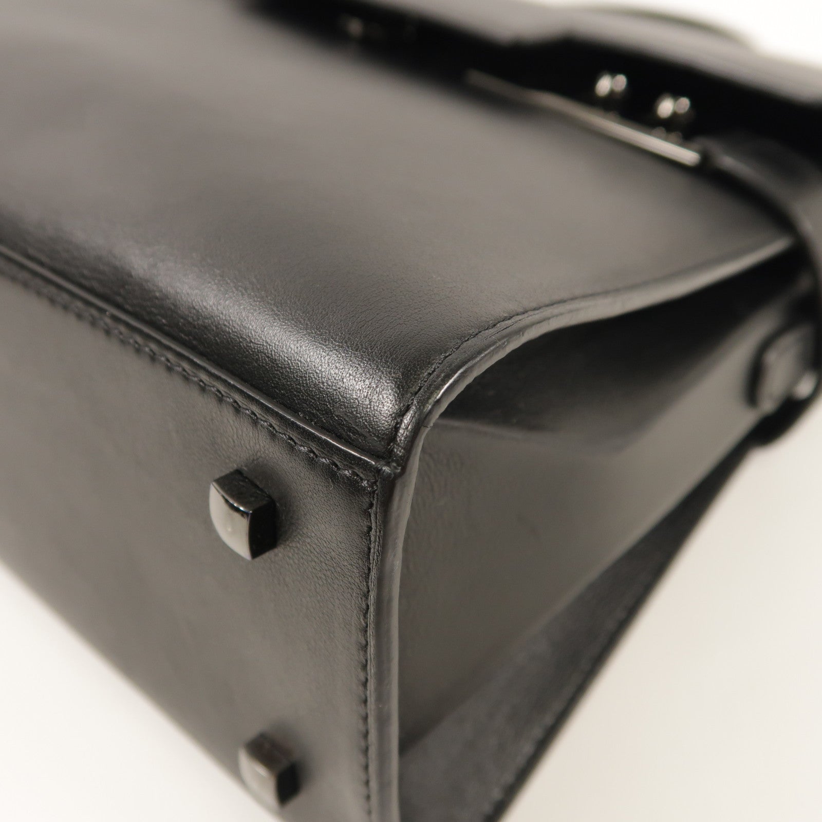 Delvaux 牛皮皮革Brillant East West手挽肩背兩用袋