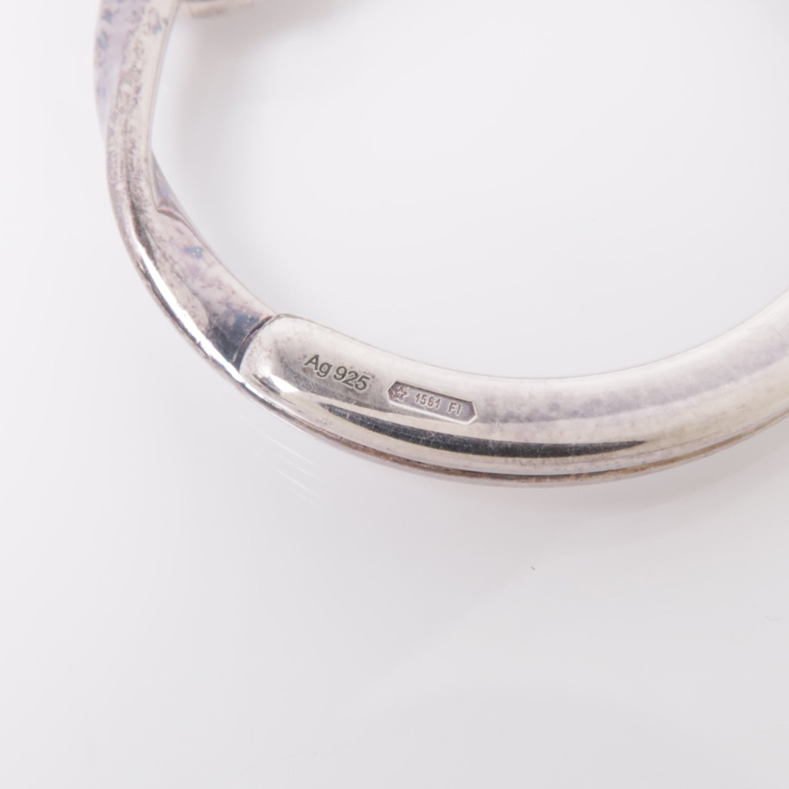 GUCCI 925純銀Double G Key Ring鎖匙扣