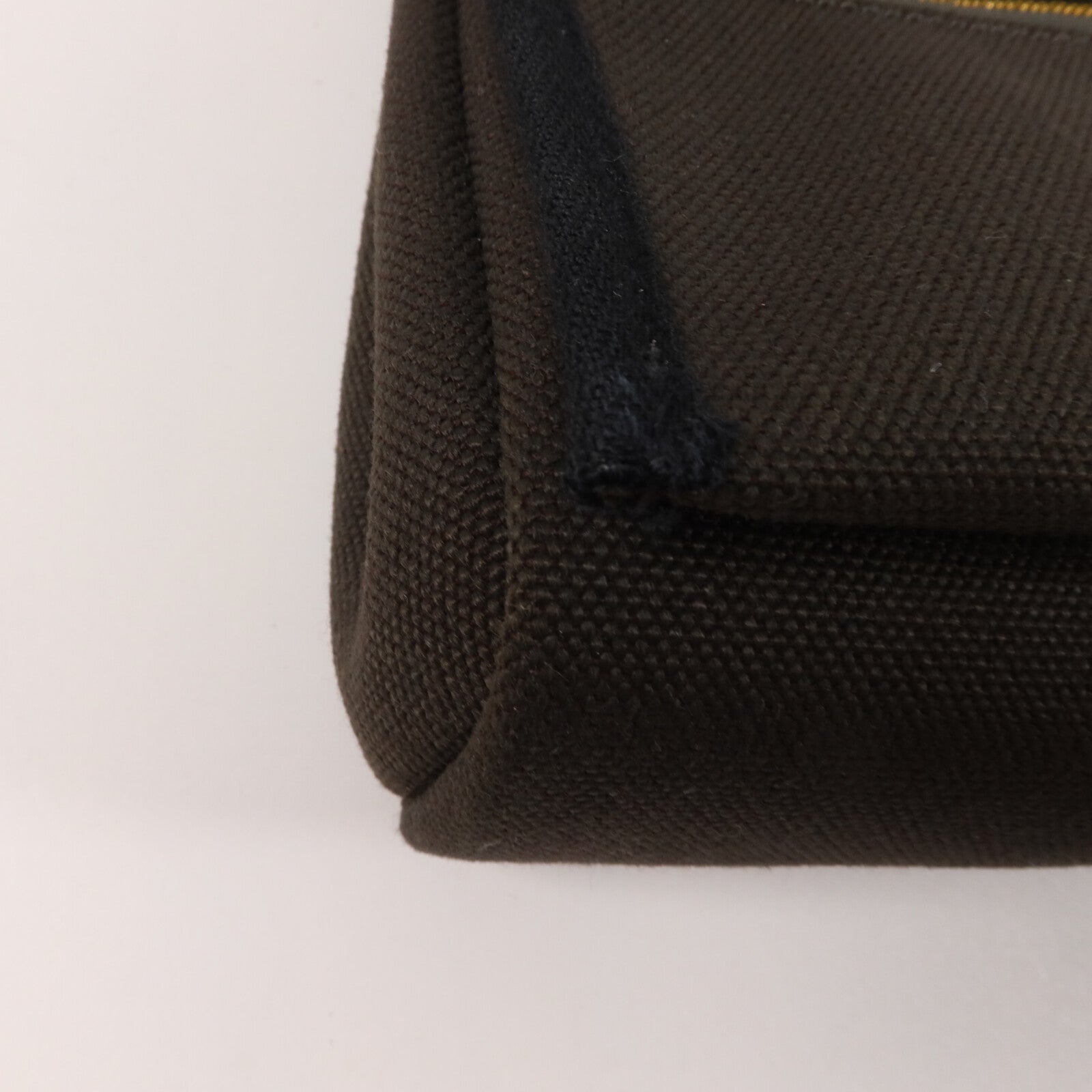 HERMES 帆布Mini Herbag肩背袋Bronze