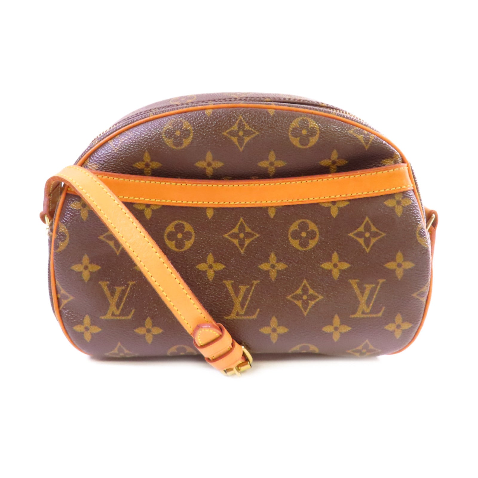 LOUIS VUITTON Monogram Blois Shoulder Bag金扣肩背袋啡色