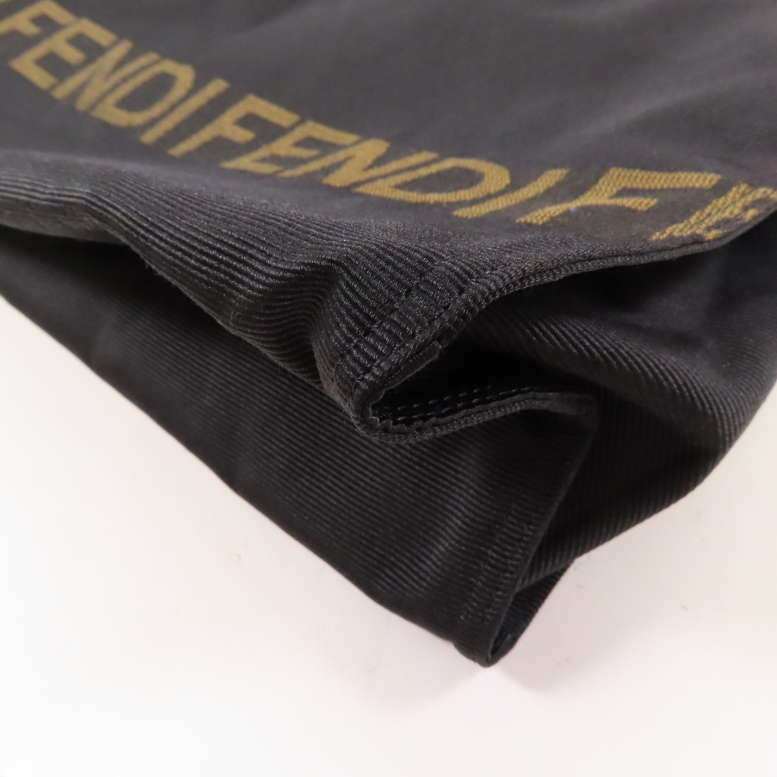 FENDI 帆布Tote Bag銀扣手挽袋