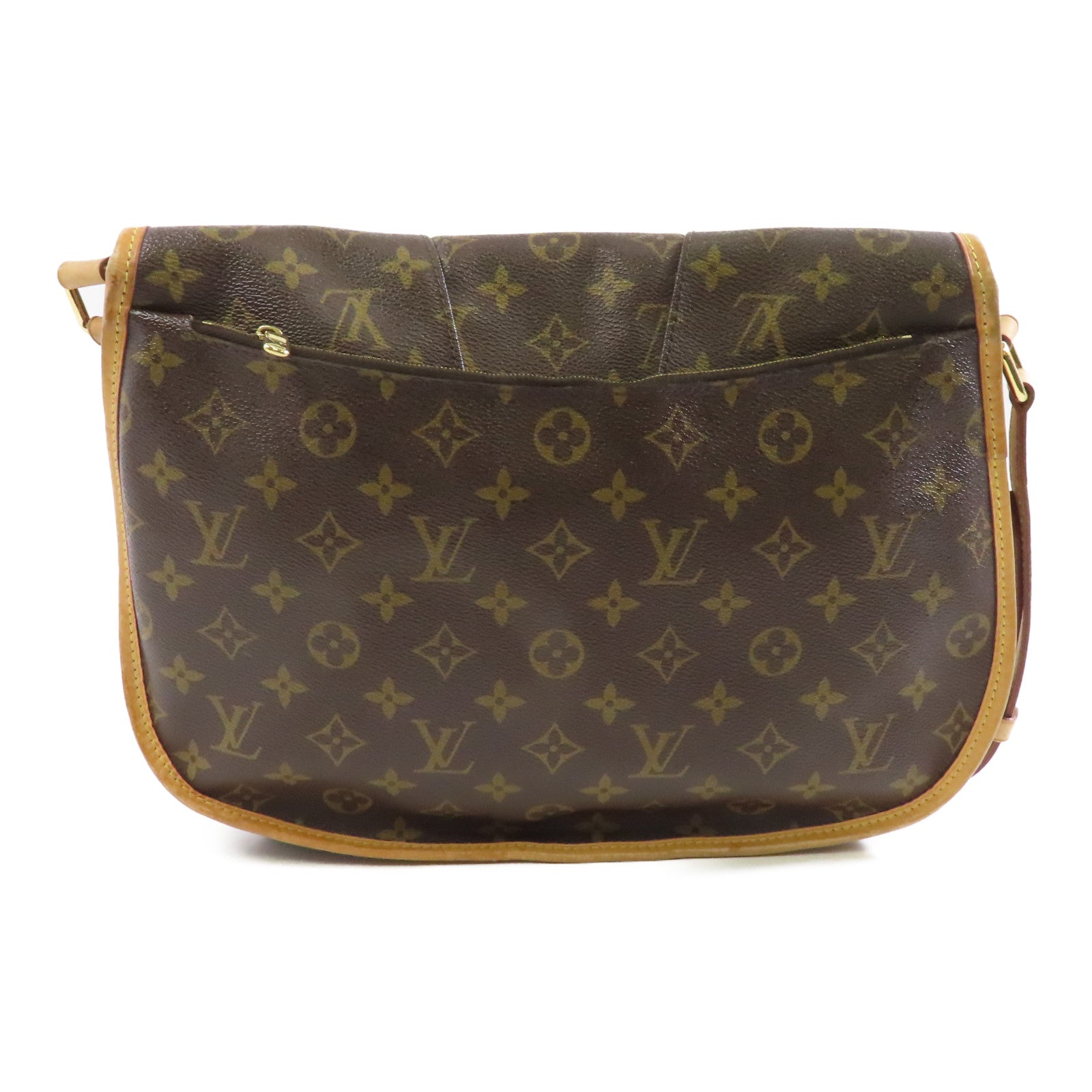 LOUIS VUITTON Monogram Menilmontant MM金扣肩背袋啡色