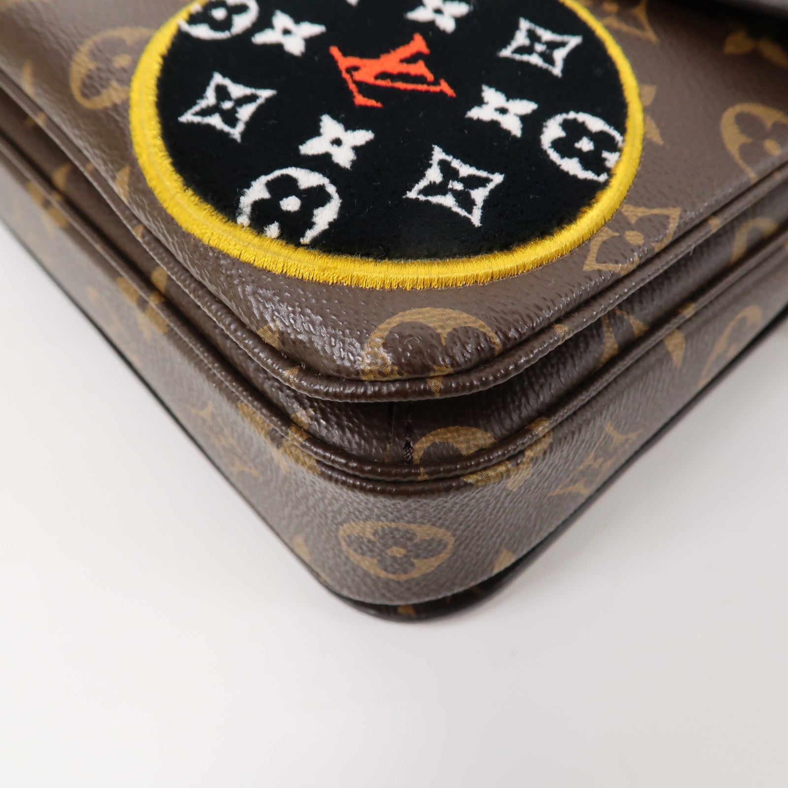 LOUIS VUITTON 【激減優惠】Monogram Pochette Metis金扣手挽肩背兩用袋啡色