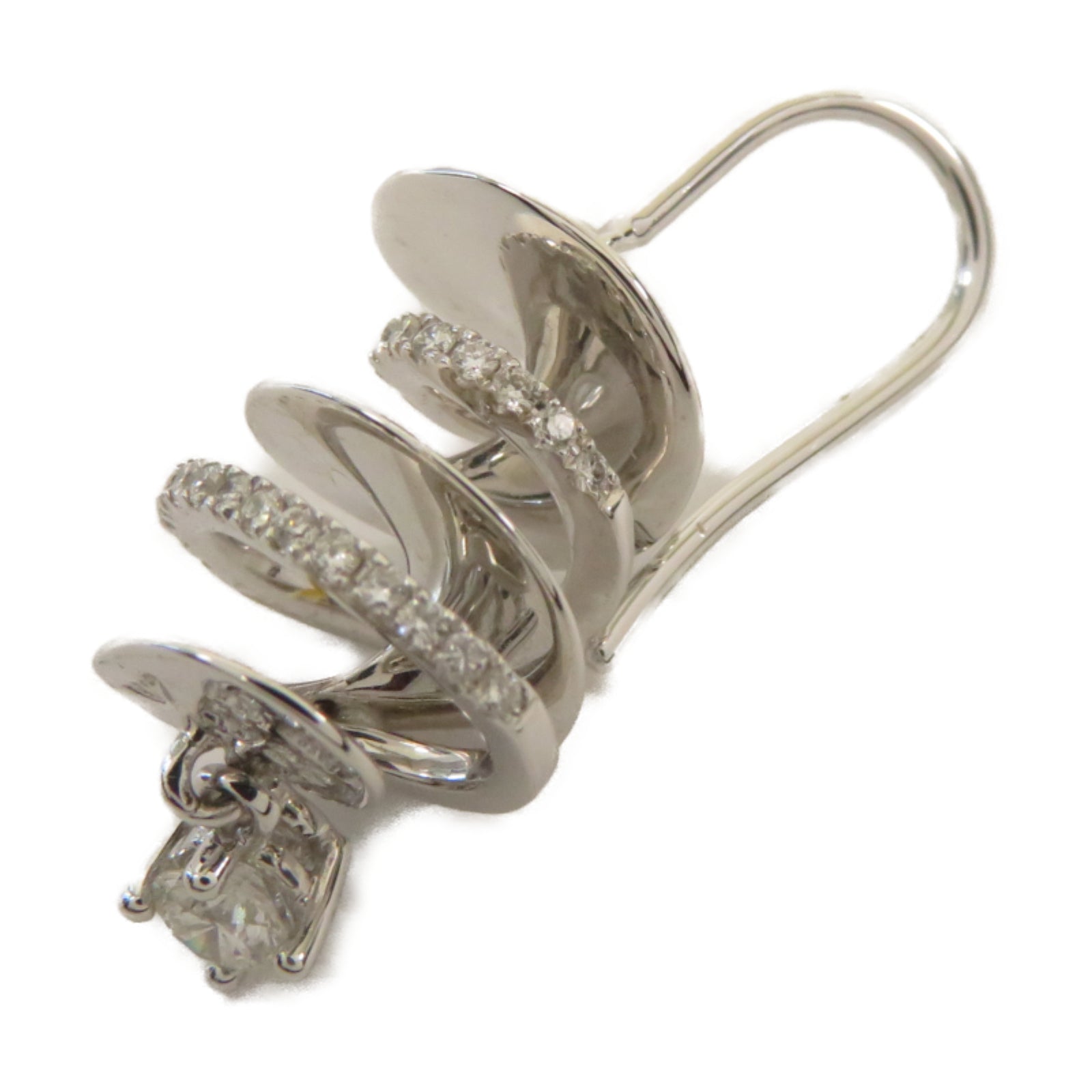 JEWELRY 【激減優惠】18K白金Earrings 0.22/0.17ct鑽石耳環
