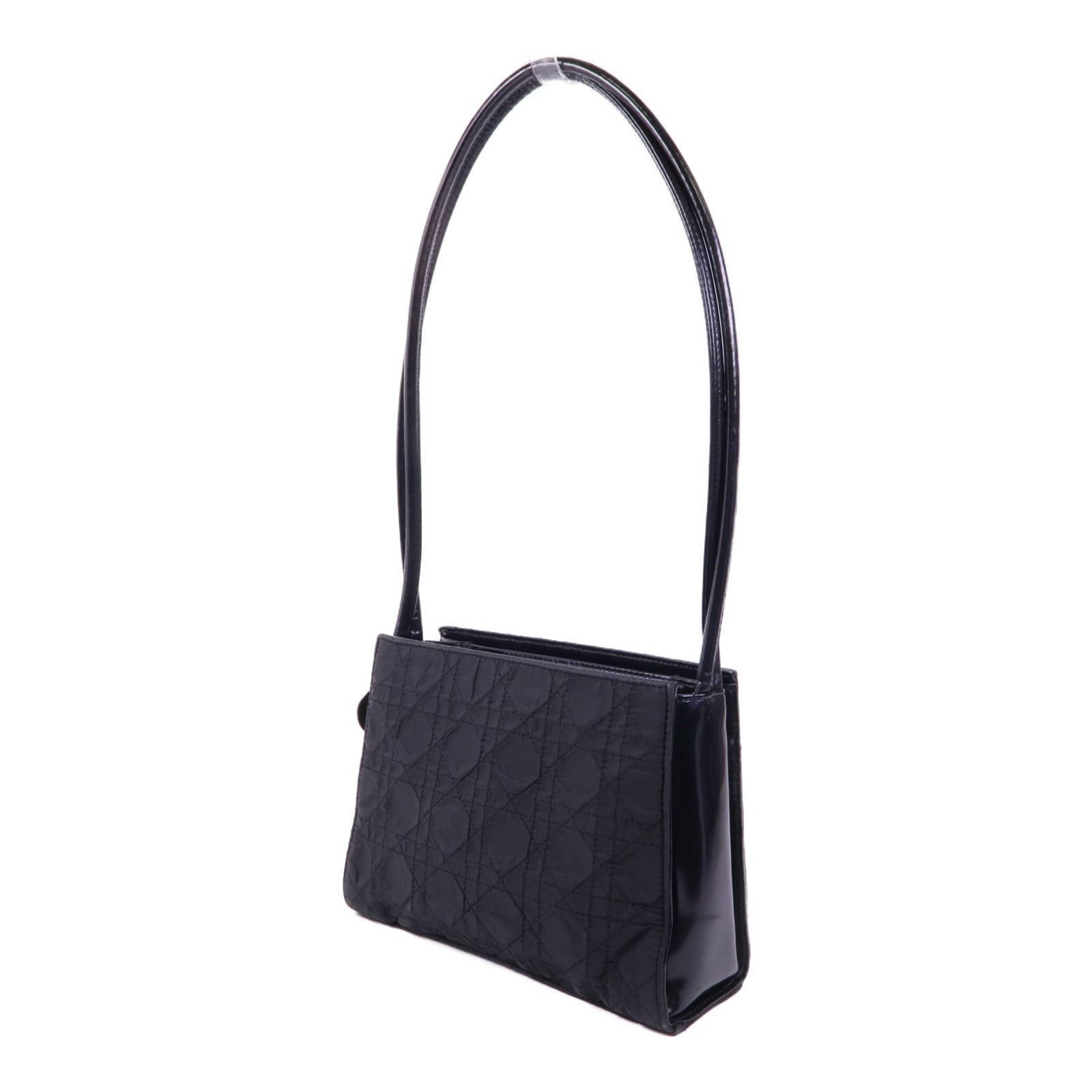 Dior 帆布Shoulder Bag銀扣肩背袋