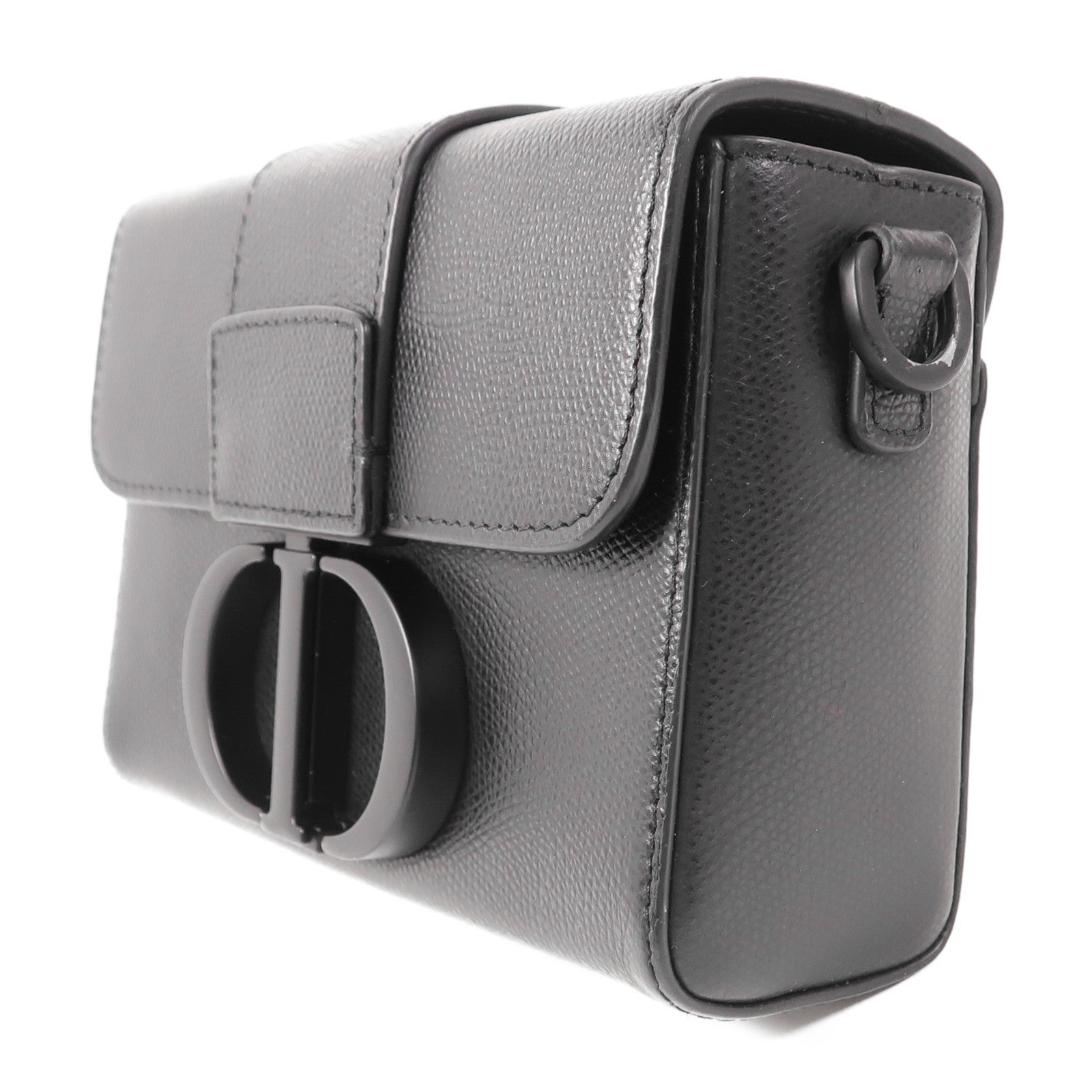 Dior 牛皮皮革So Black 30 Montaigne Box肩背袋