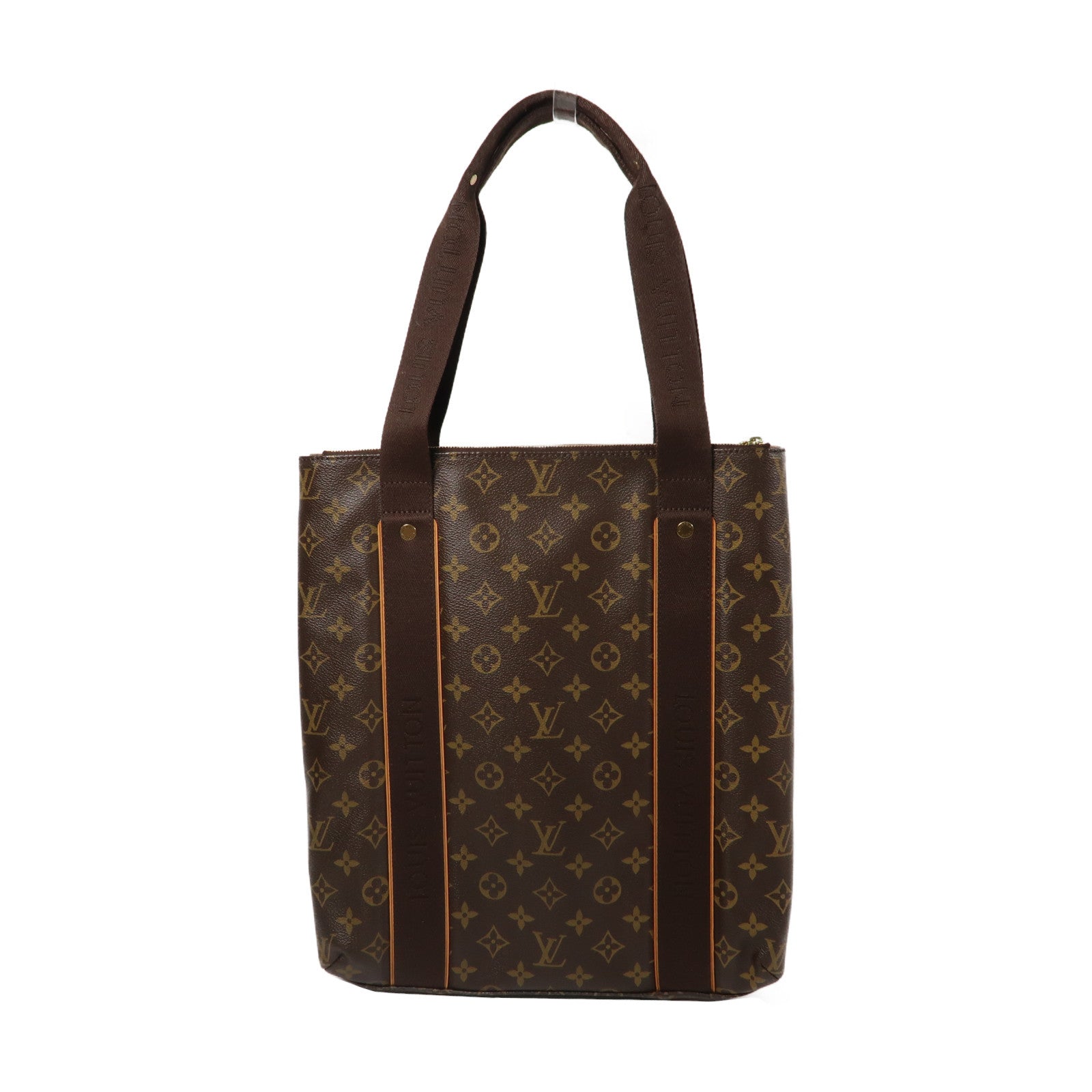 LOUIS VUITTON 【激減優惠】Monogram Cabas Beaubourg金扣肩背袋啡色