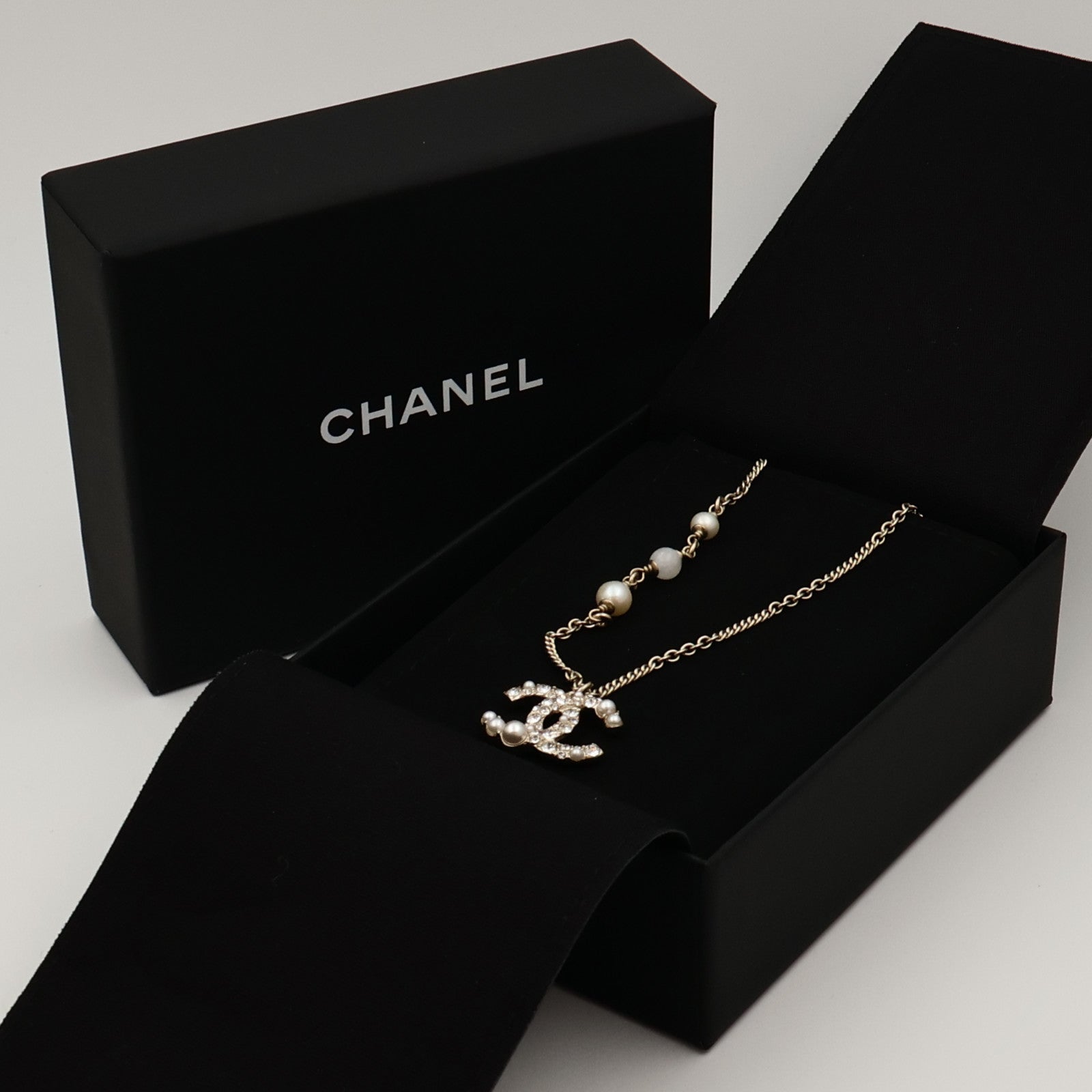 CHANEL 金屬/PVC Necklace項鍊