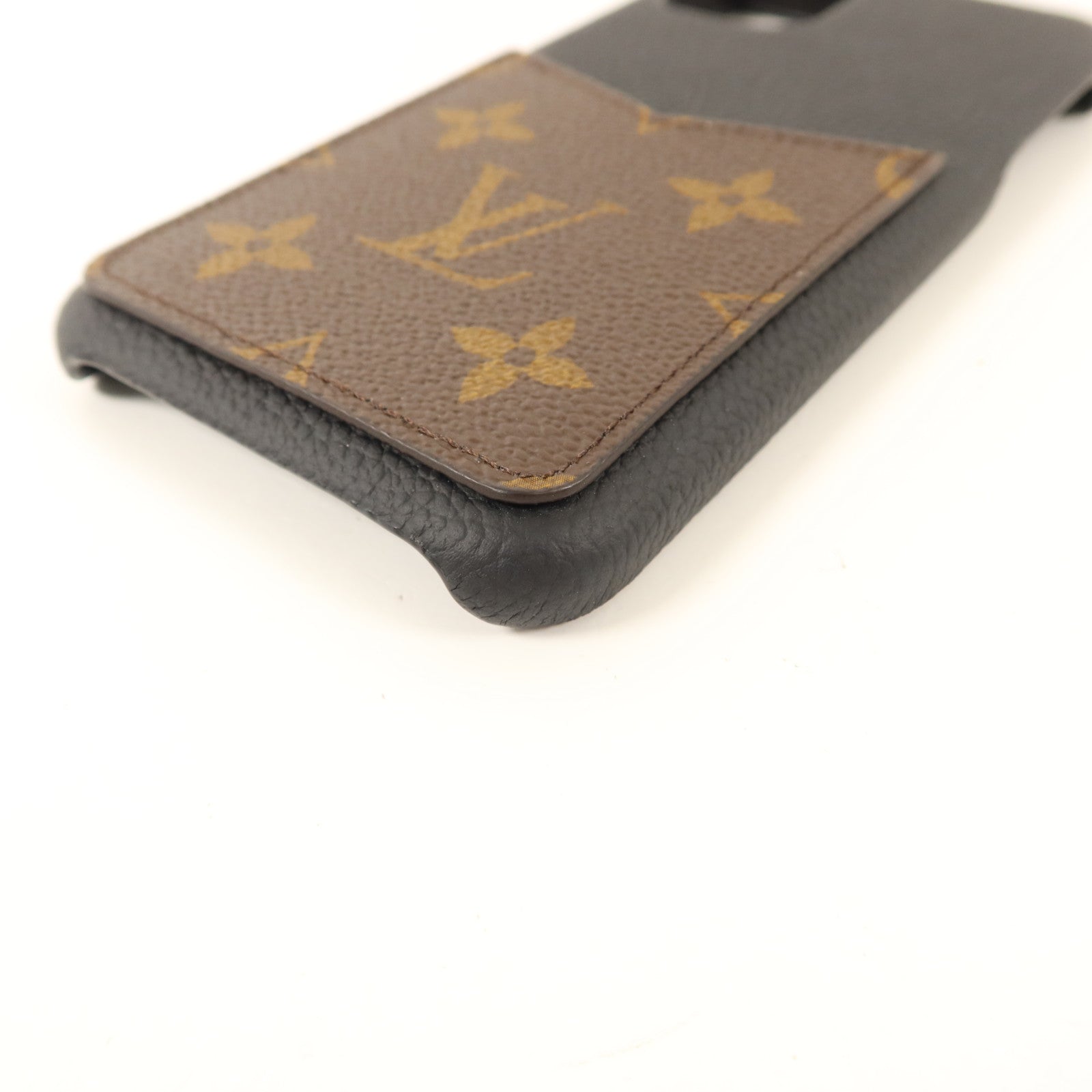 LOUIS VUITTON Monogram/牛皮皮革IPhone 11 Pro Max Bumper Phone Case手機殼