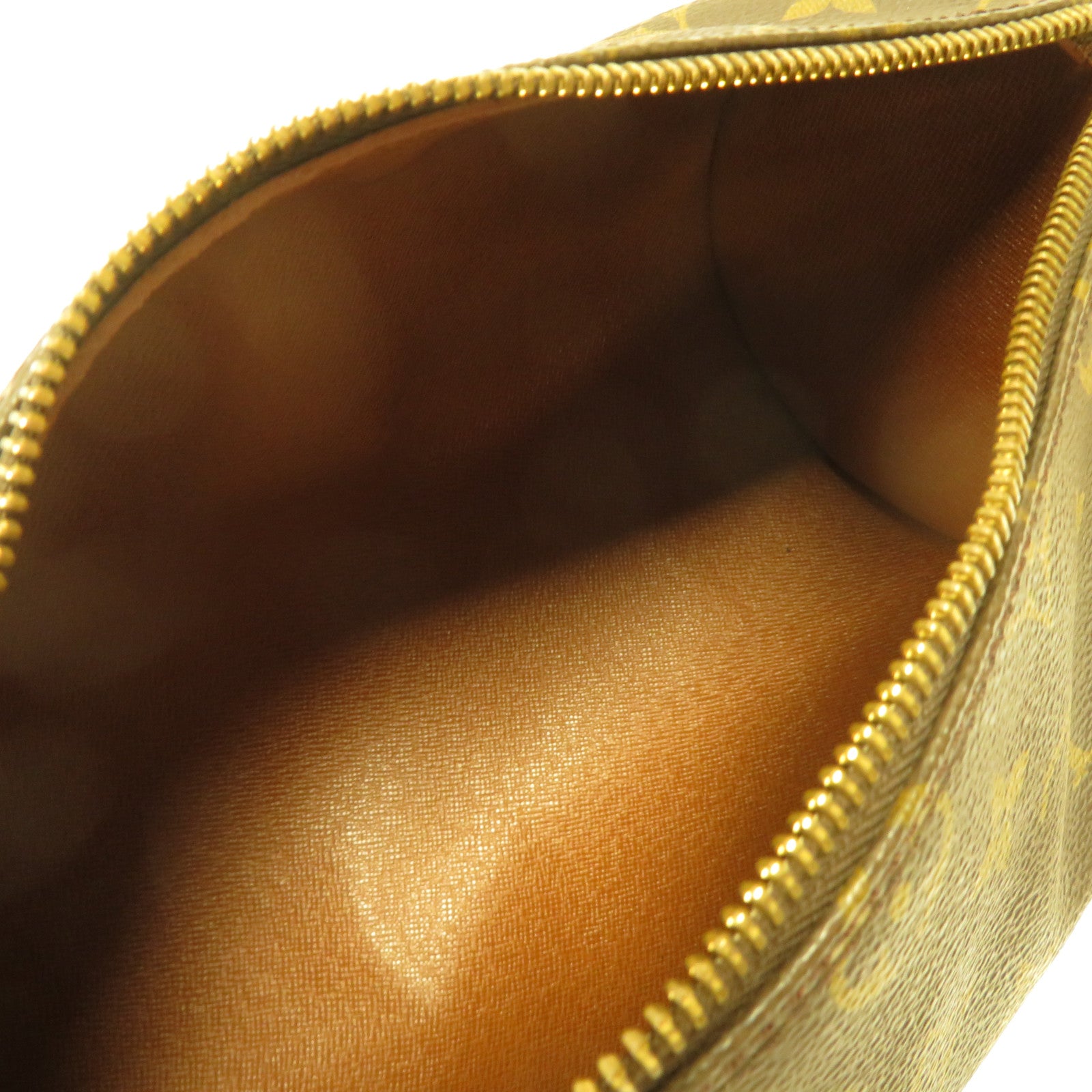 LOUIS VUITTON 【激減優惠】Monogram Papillon Old Model金扣肩背袋棕色