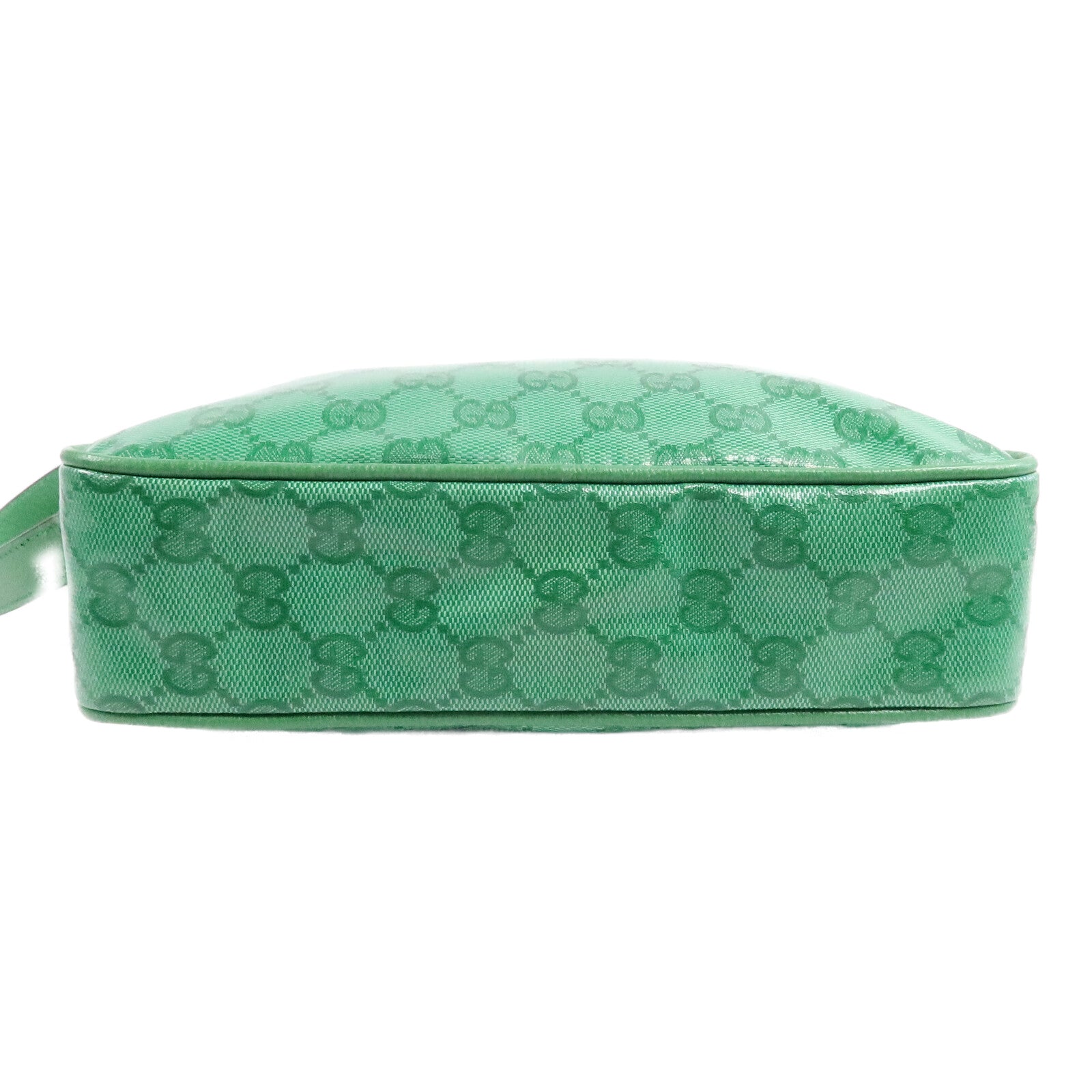 GUCCI 漆皮皮革GG Crystal Mini Shoulder Bag肩背袋