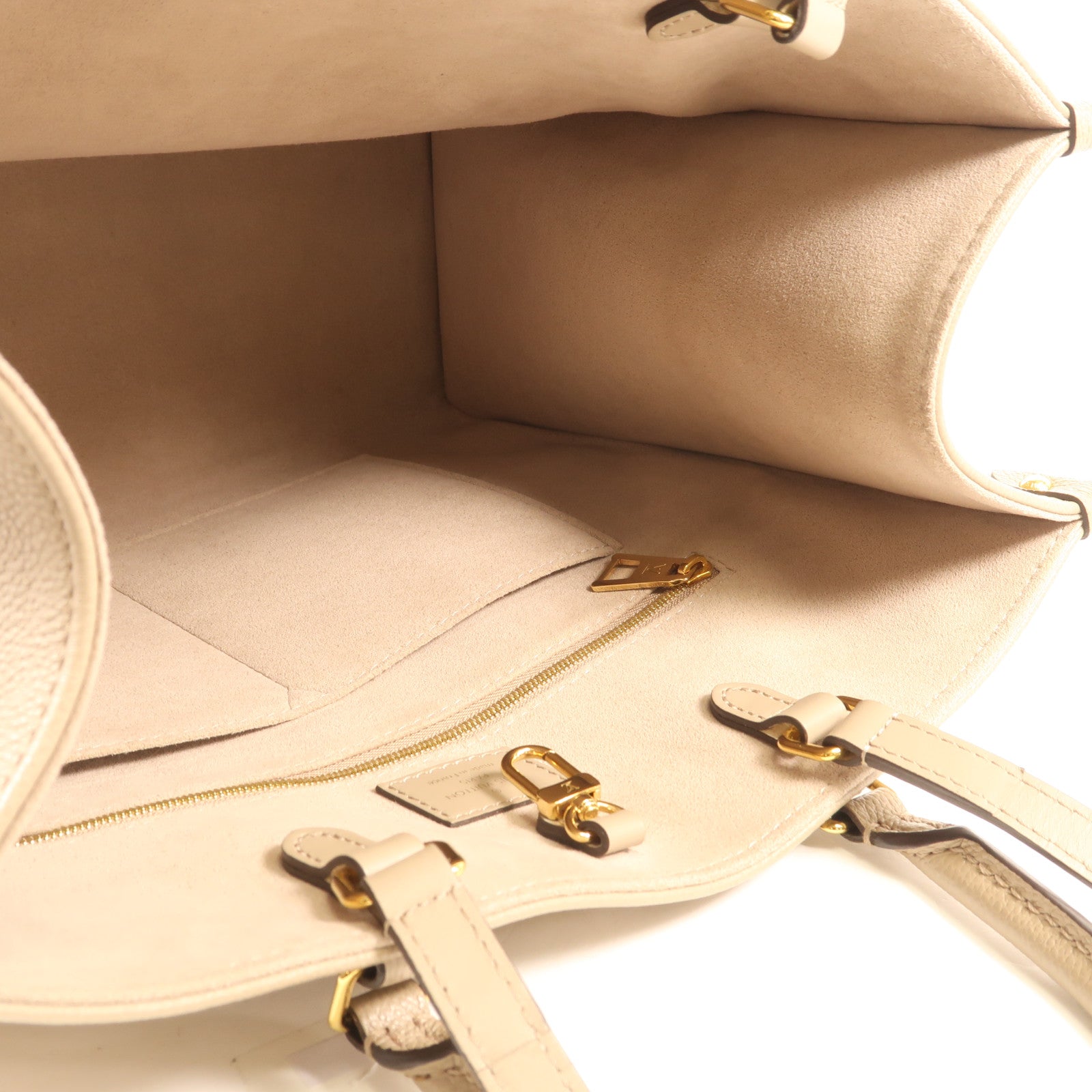 LOUIS VUITTON Monogram Empreinte OnTheGo MM金扣手挽肩背兩用袋