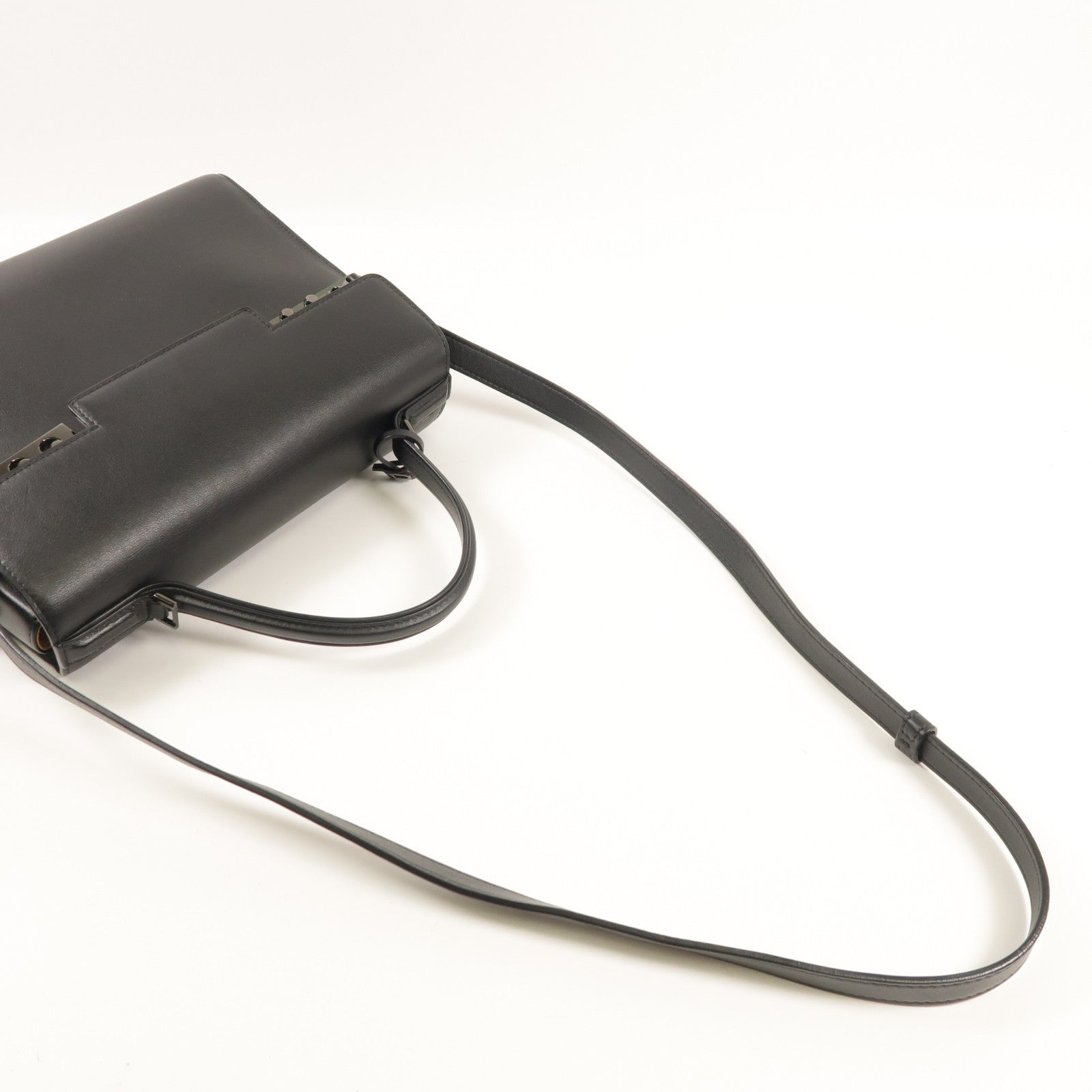 Delvaux 牛皮皮革Brillant East West手挽肩背兩用袋