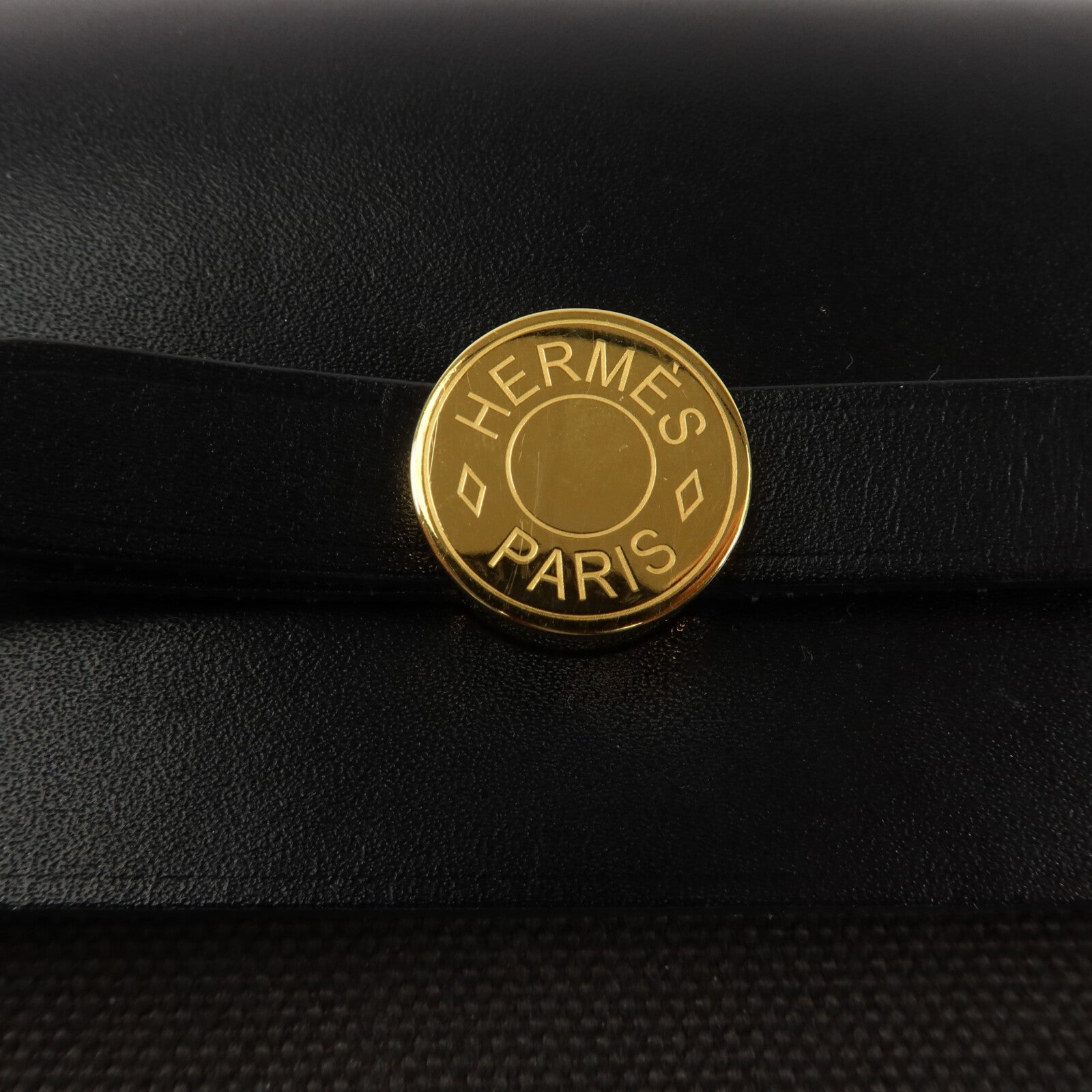 HERMES 帆布Mini Herbag肩背袋Bronze