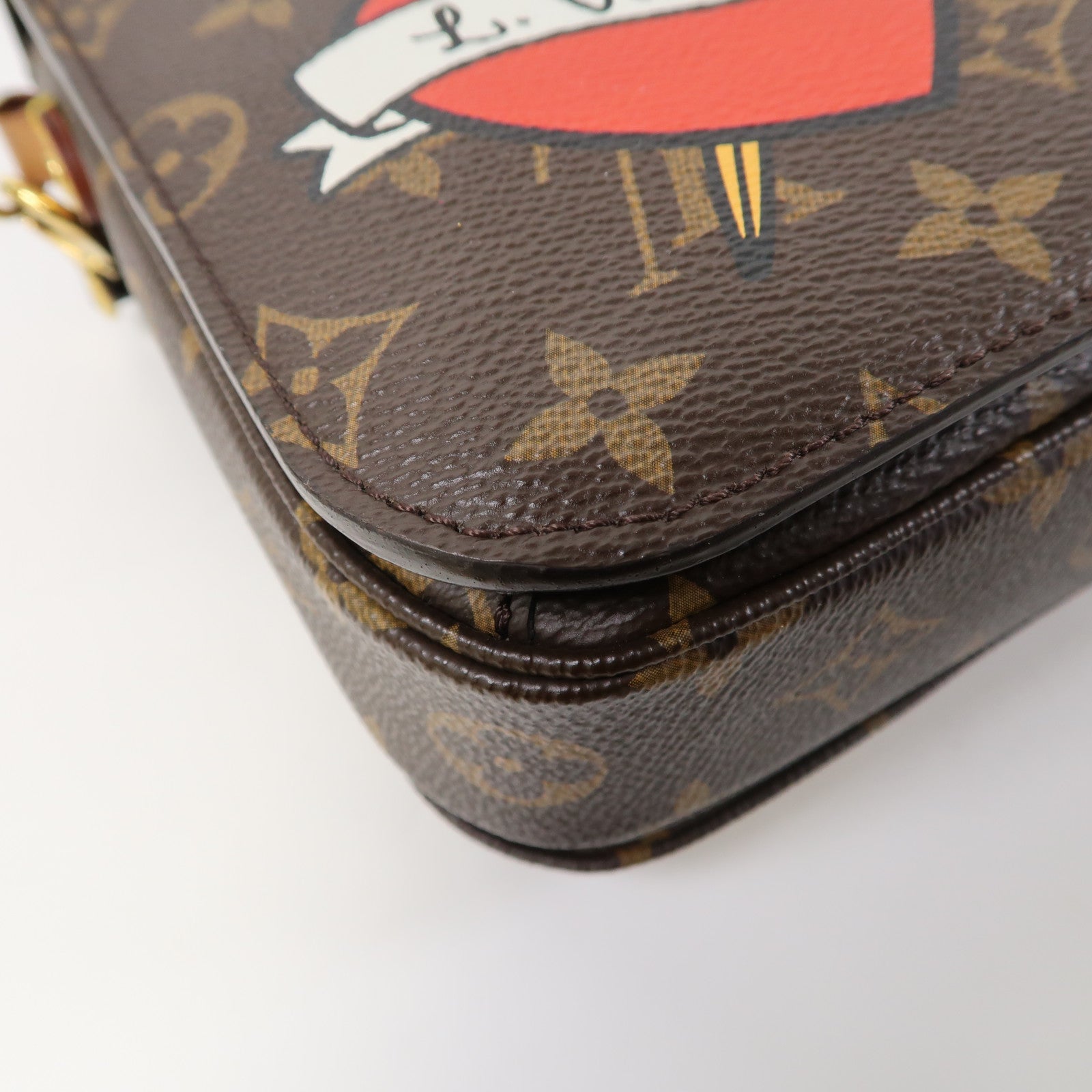LOUIS VUITTON 【激減優惠】Monogram Pochette Metis金扣手挽肩背兩用袋啡色