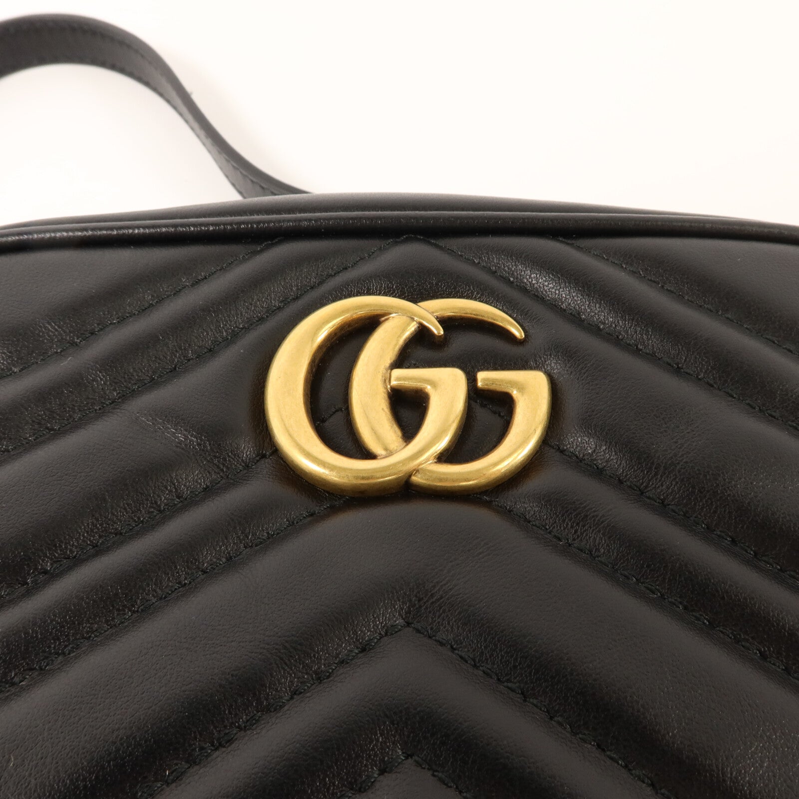 GUCCI 牛皮皮革GG Marmont Mini肩背袋