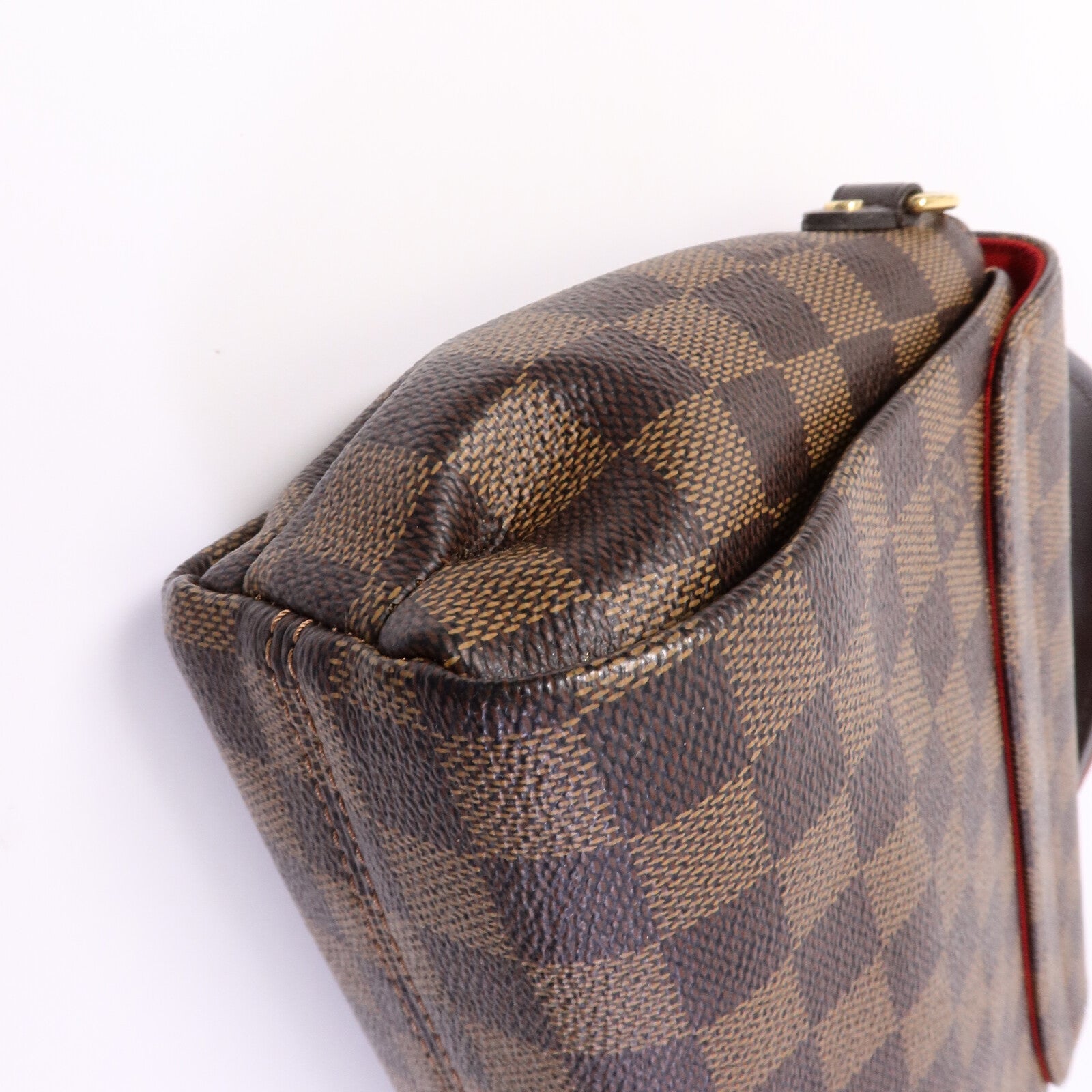 LOUIS VUITTON Damier Croisette金扣手挽肩背兩用袋