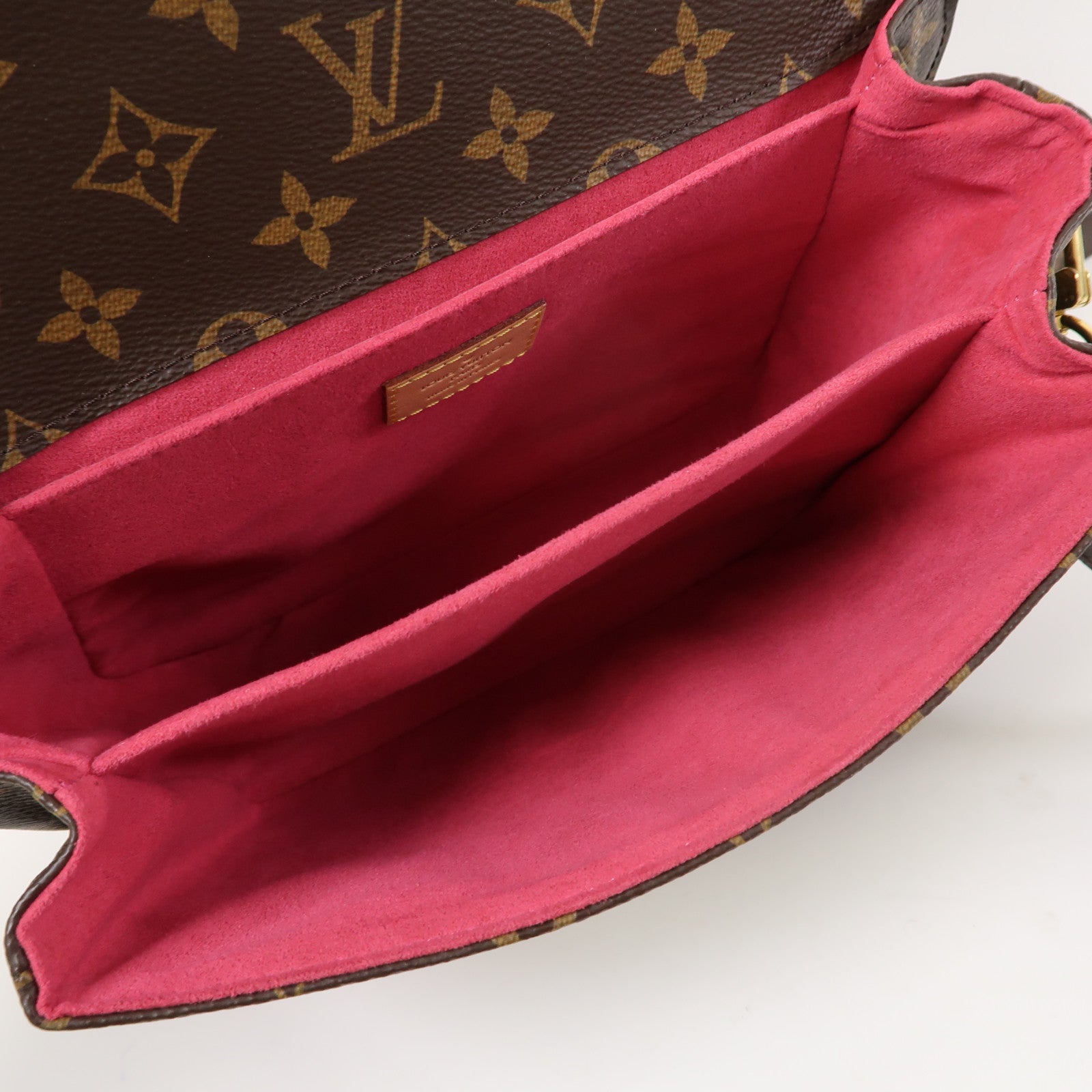 LOUIS VUITTON 【激減優惠】Monogram Pochette Metis金扣手挽肩背兩用袋啡色