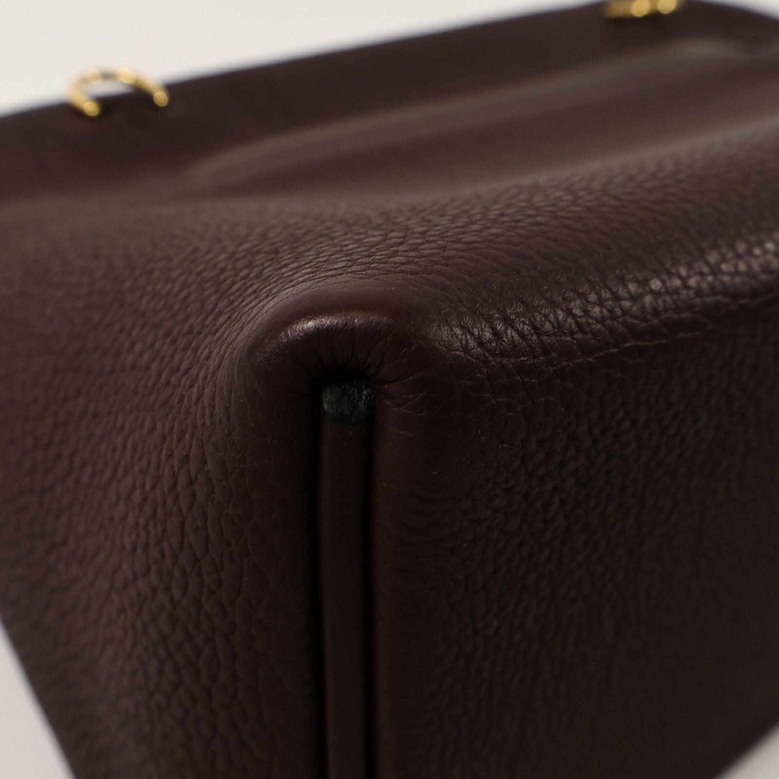 HERMES Clemence皮革24/24 29cm手挽肩背兩用袋Cassis/Bleu Saphir