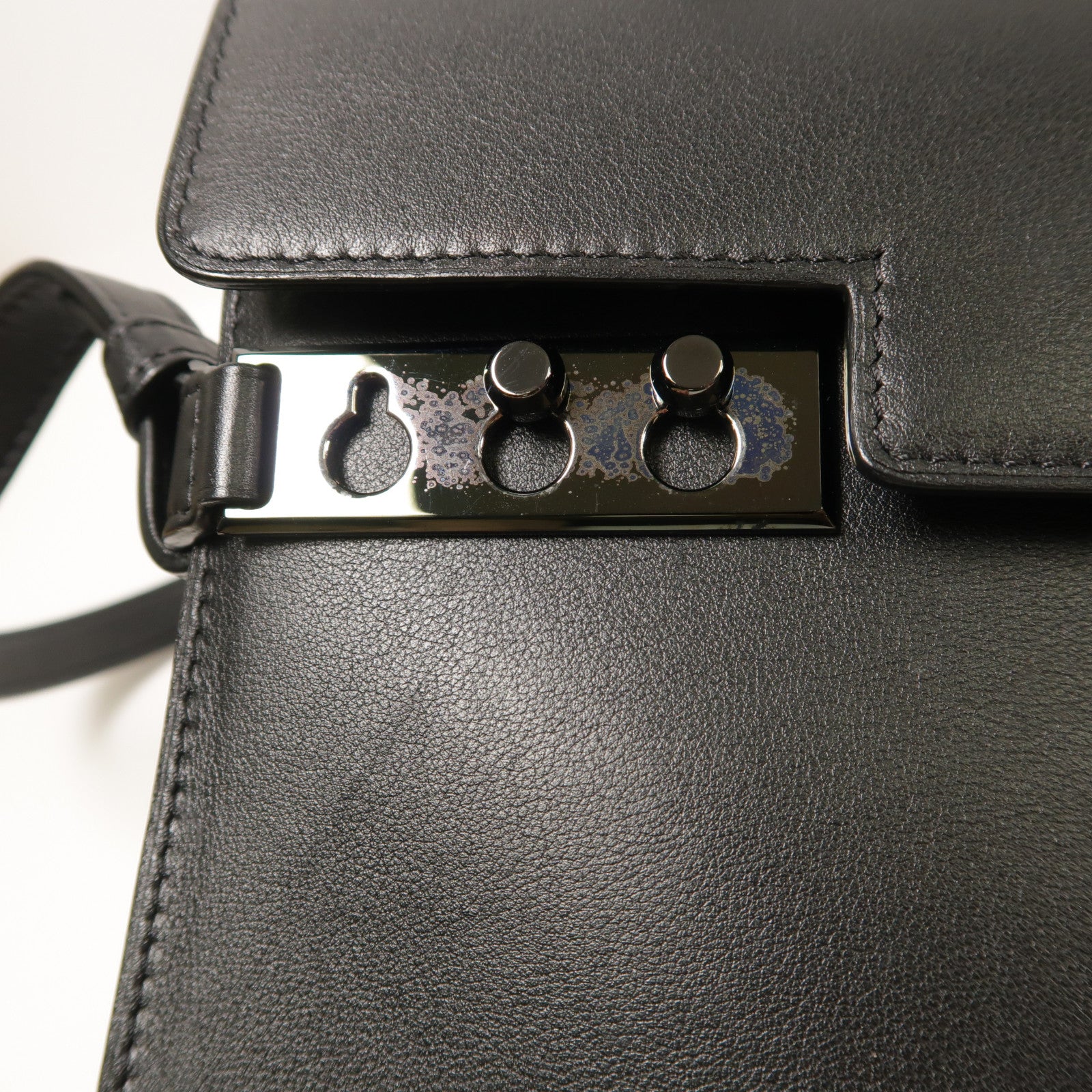 Delvaux 牛皮皮革Brillant East West手挽肩背兩用袋