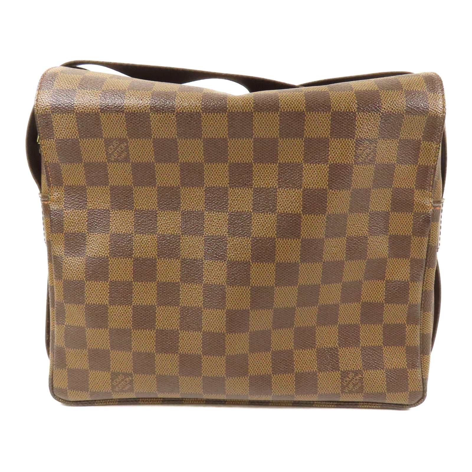 LOUIS VUITTON Damier Naviglio金扣肩背袋