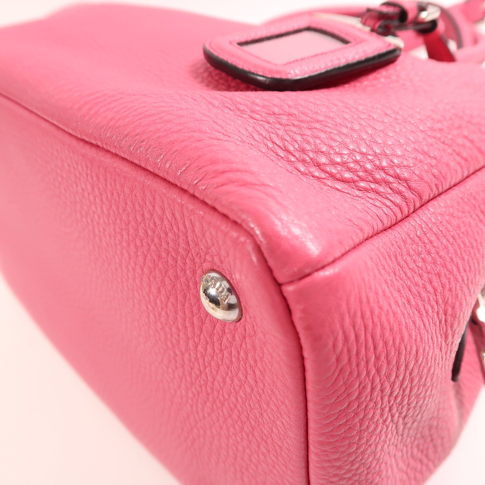 PRADA SHW Shoulder Bag 2Way Calfskin Leather BN2853 Pink