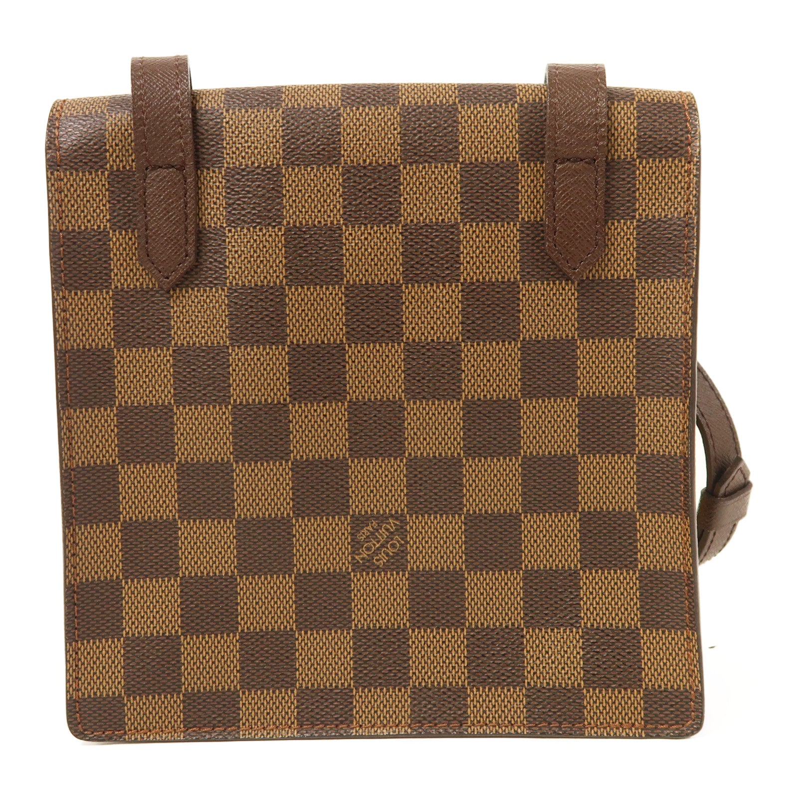 LOUIS VUITTON Damier Pimlico金扣肩背袋啡色
