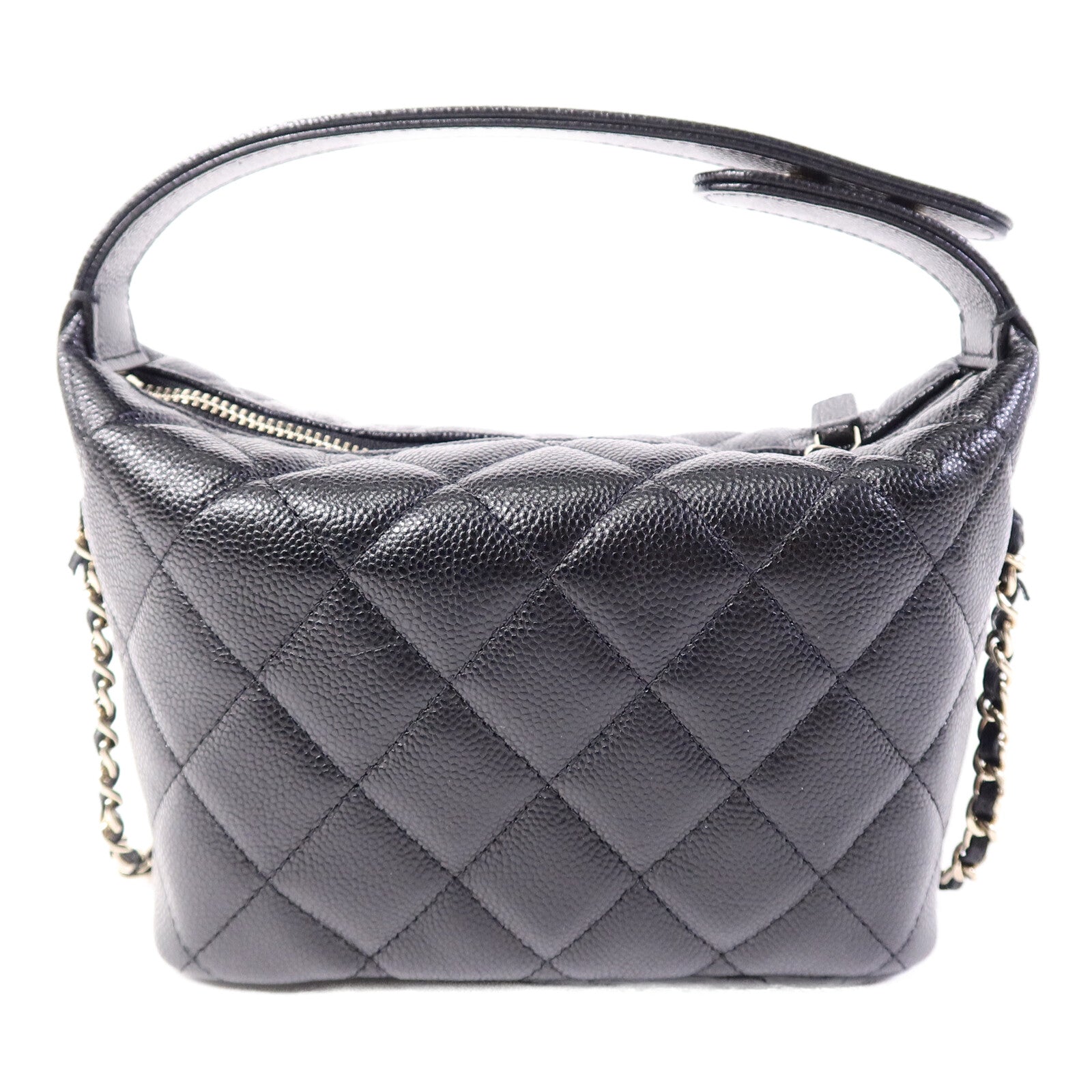 CHANEL 牛皮皮革Hobo Small鏈帶肩背袋