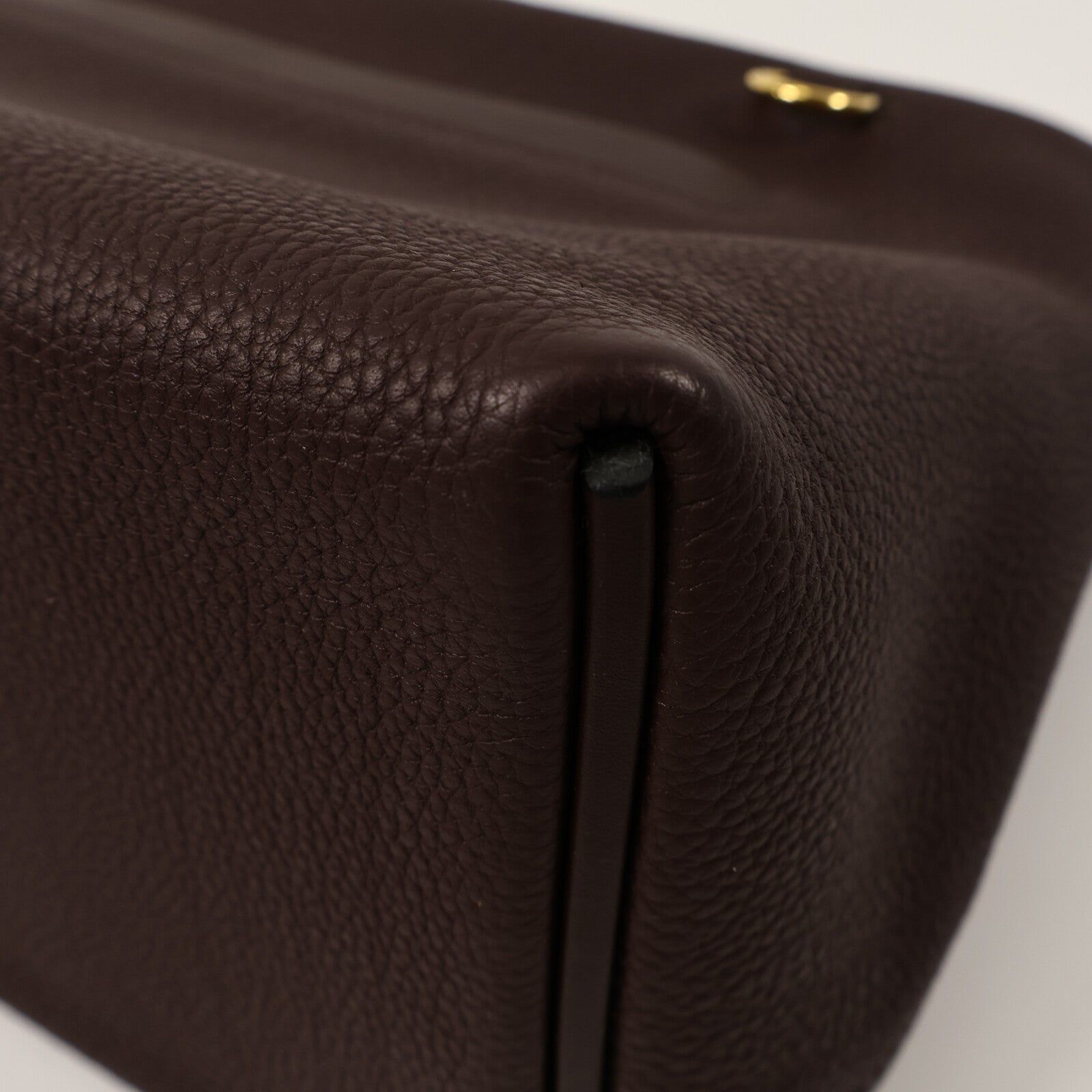 HERMES Clemence皮革24/24 29cm手挽肩背兩用袋Cassis/Bleu Saphir