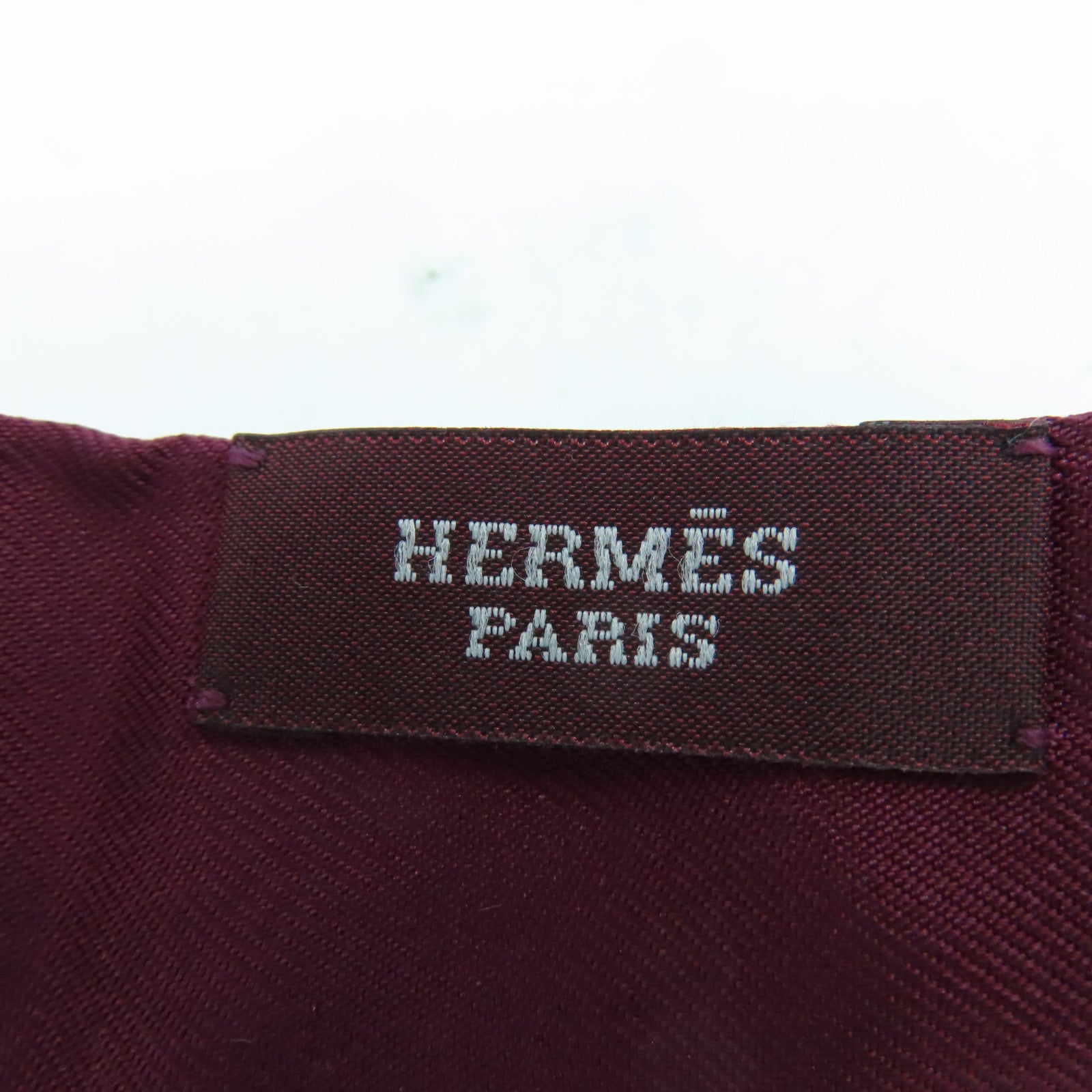 HERMES 【激減優惠】絲質Twillon絲巾紅色/白色