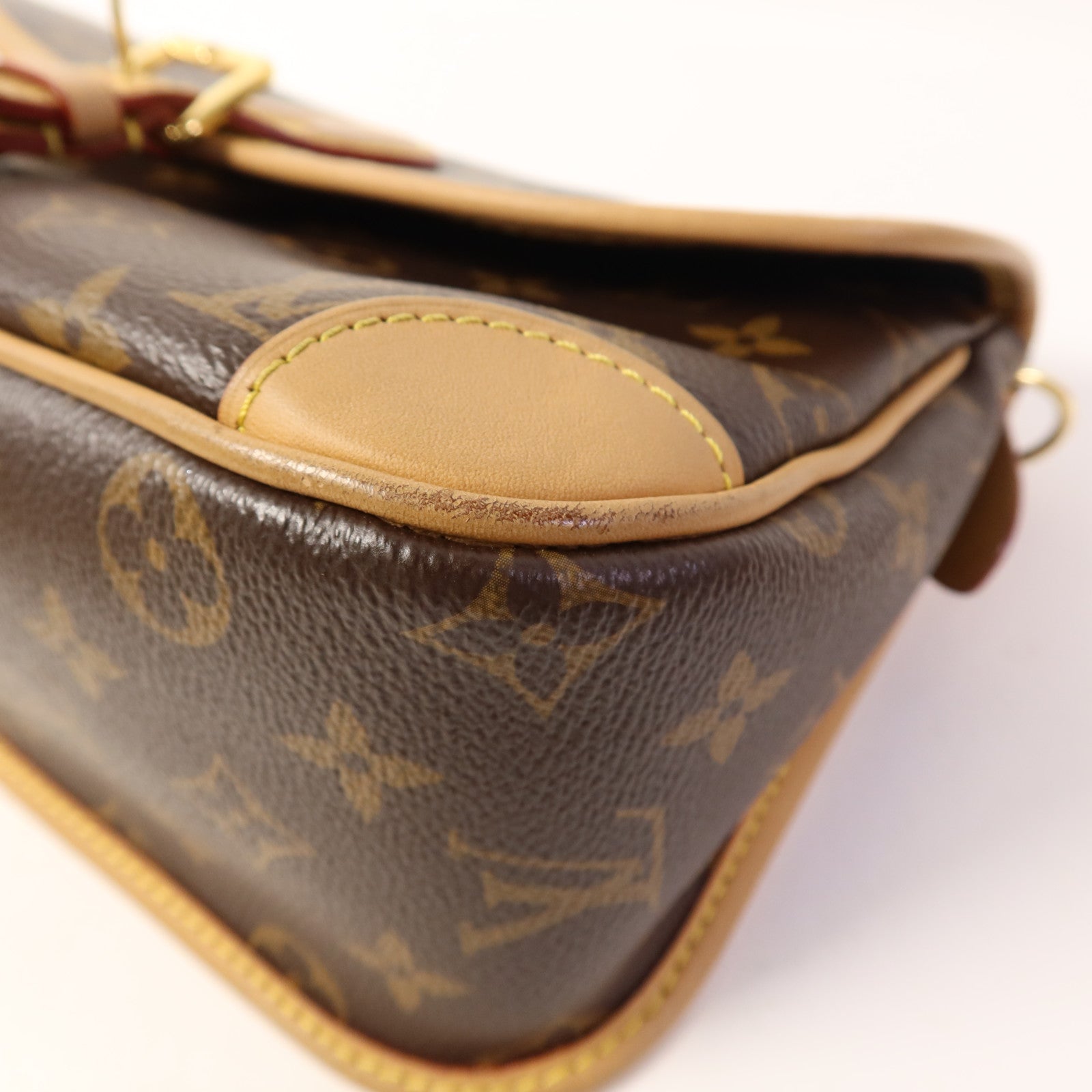 LOUIS VUITTON Monogram Diane金扣手挽肩背兩用袋