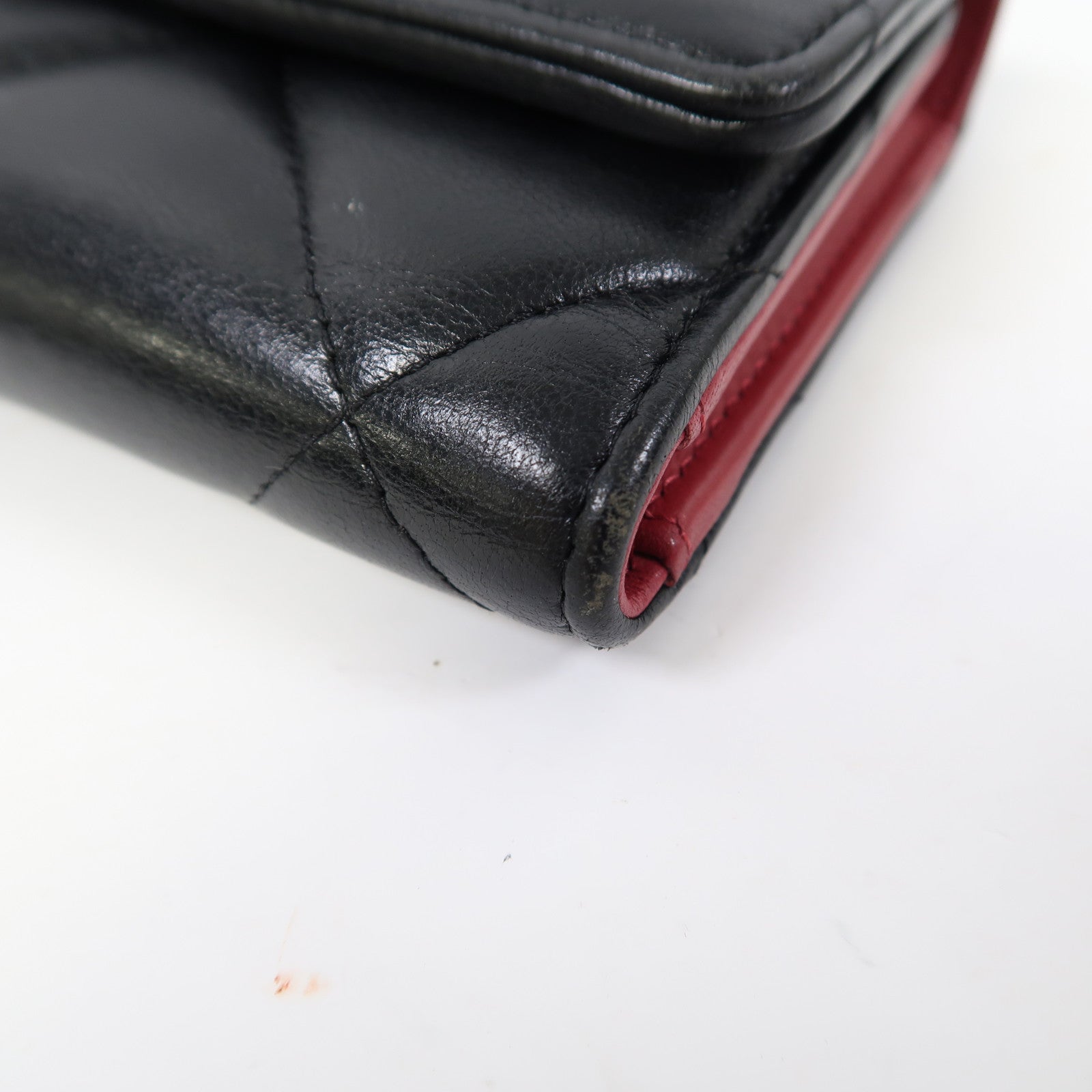 CHANEL 菱格羊皮皮革C19 Wallet金扣錢包黑色