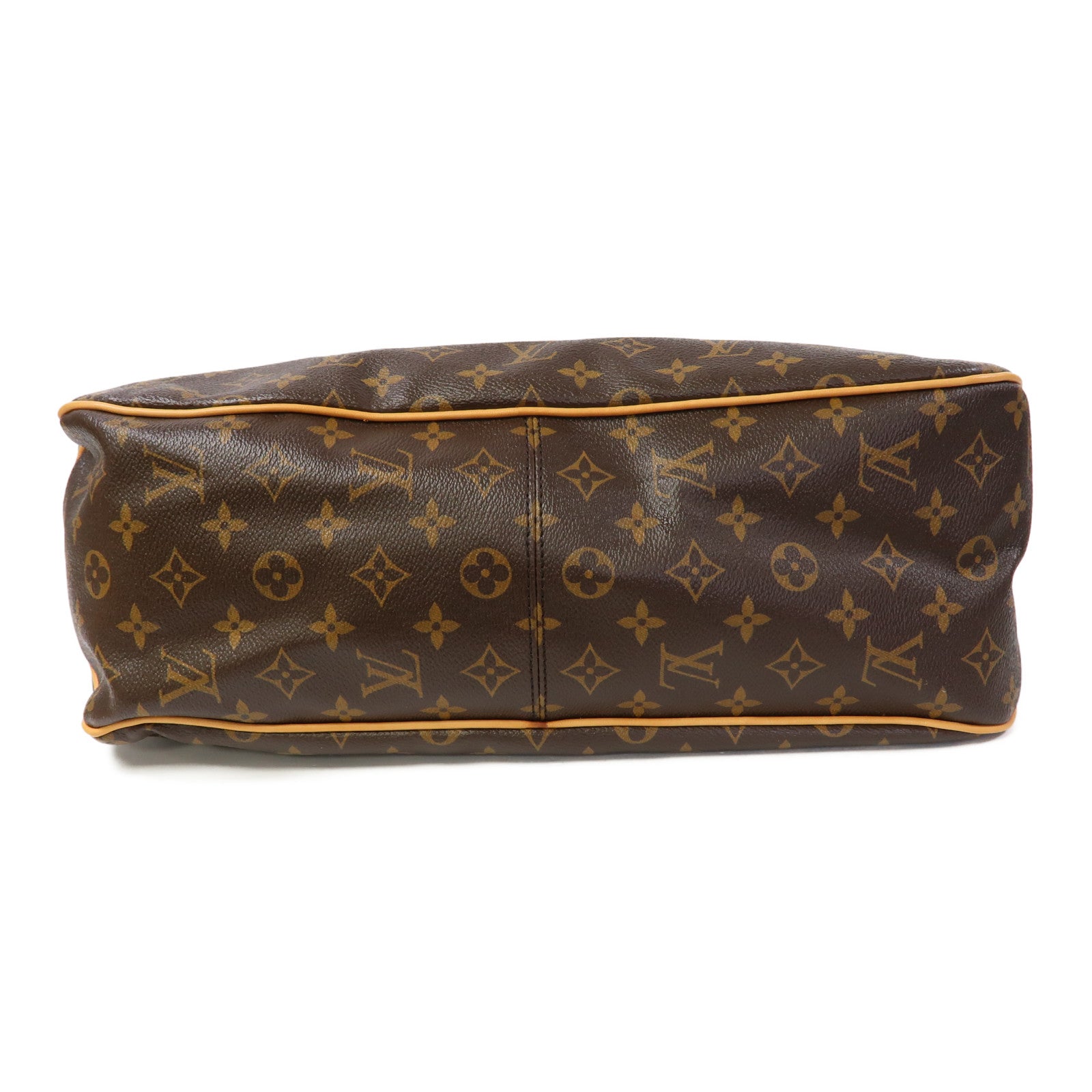 LOUIS VUITTON Monogram Delightful MM金扣肩背袋啡色