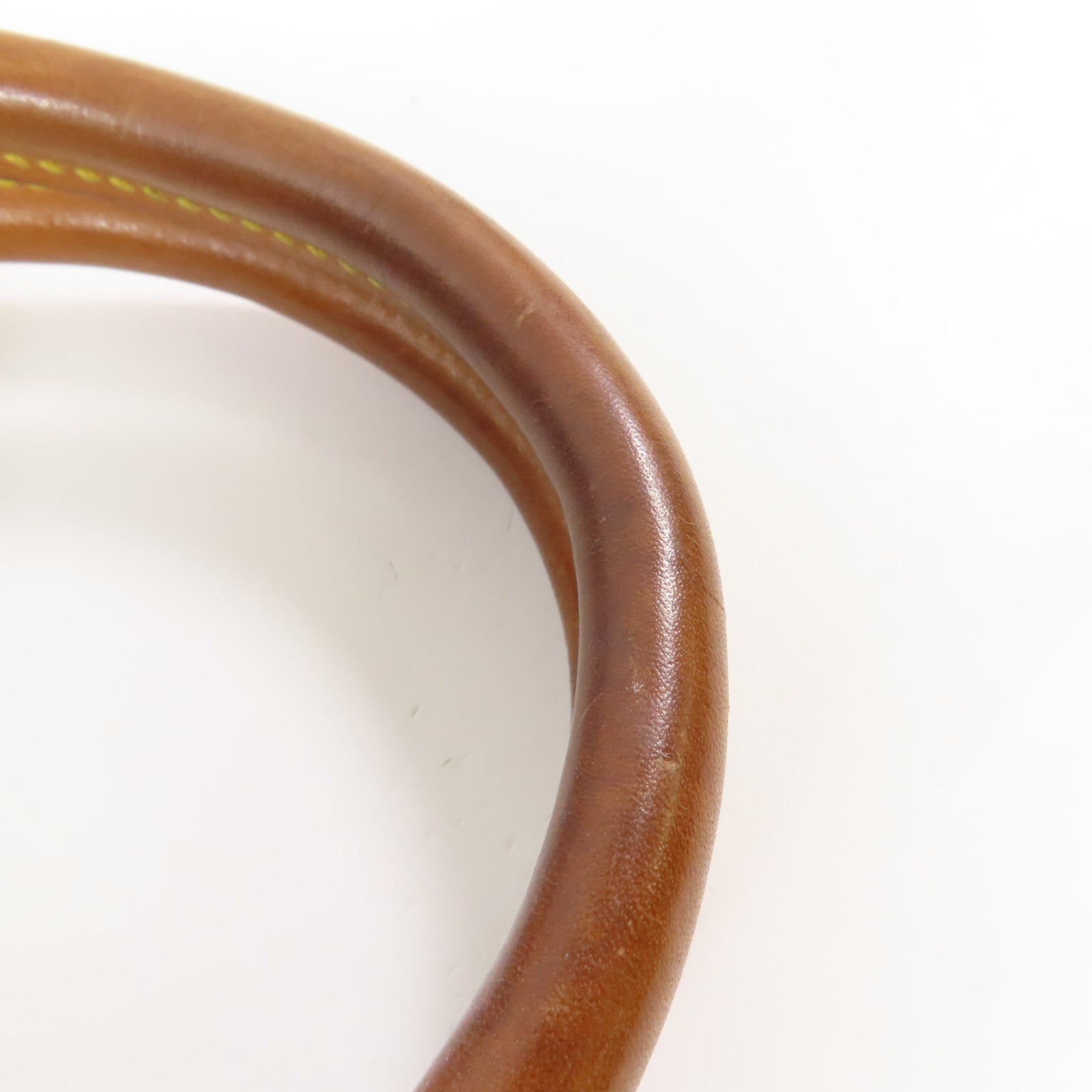 LOUIS VUITTON Monogram Ellipse PM金扣手挽袋棕色