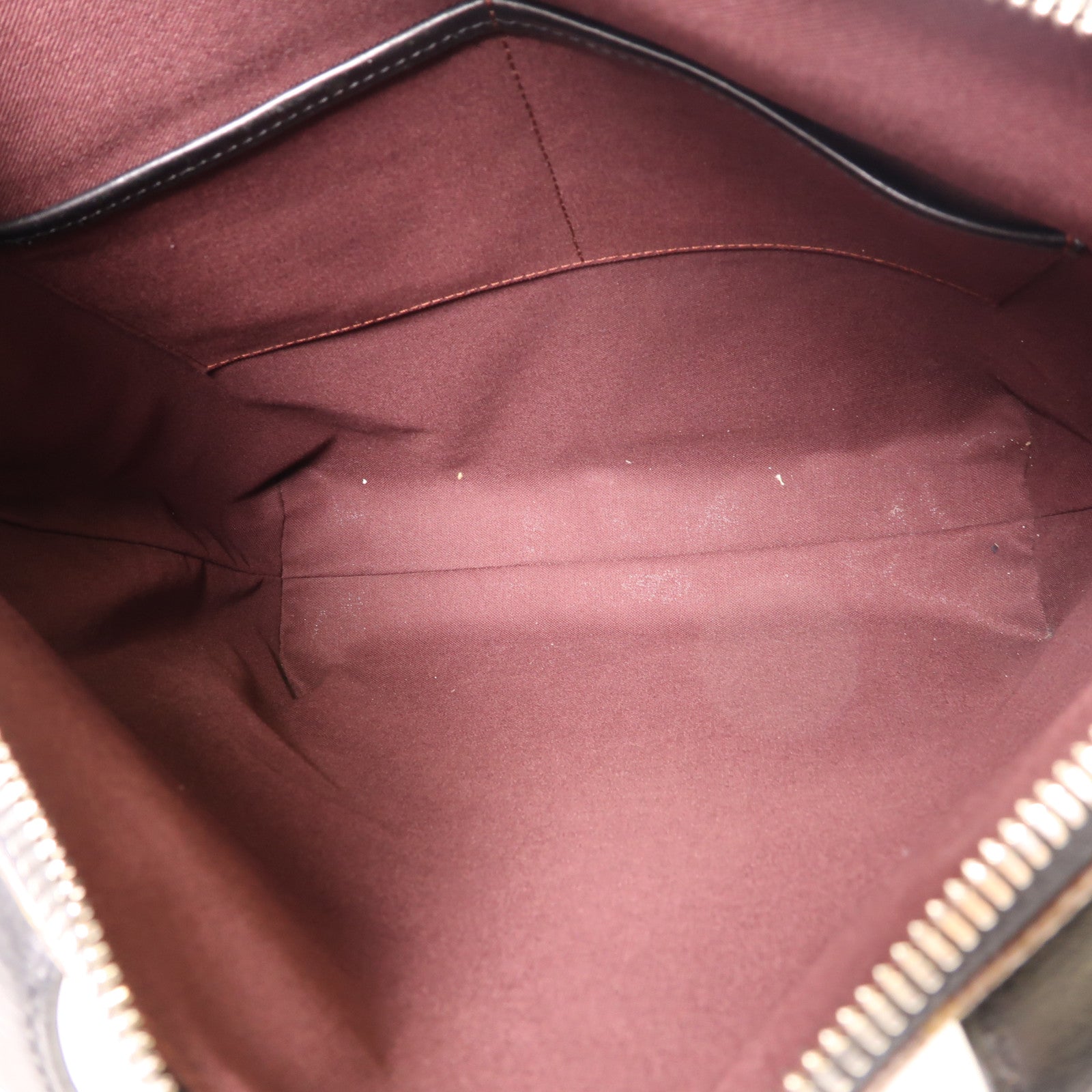 LOUIS VUITTON Monogram Kitan金扣手挽袋棕色