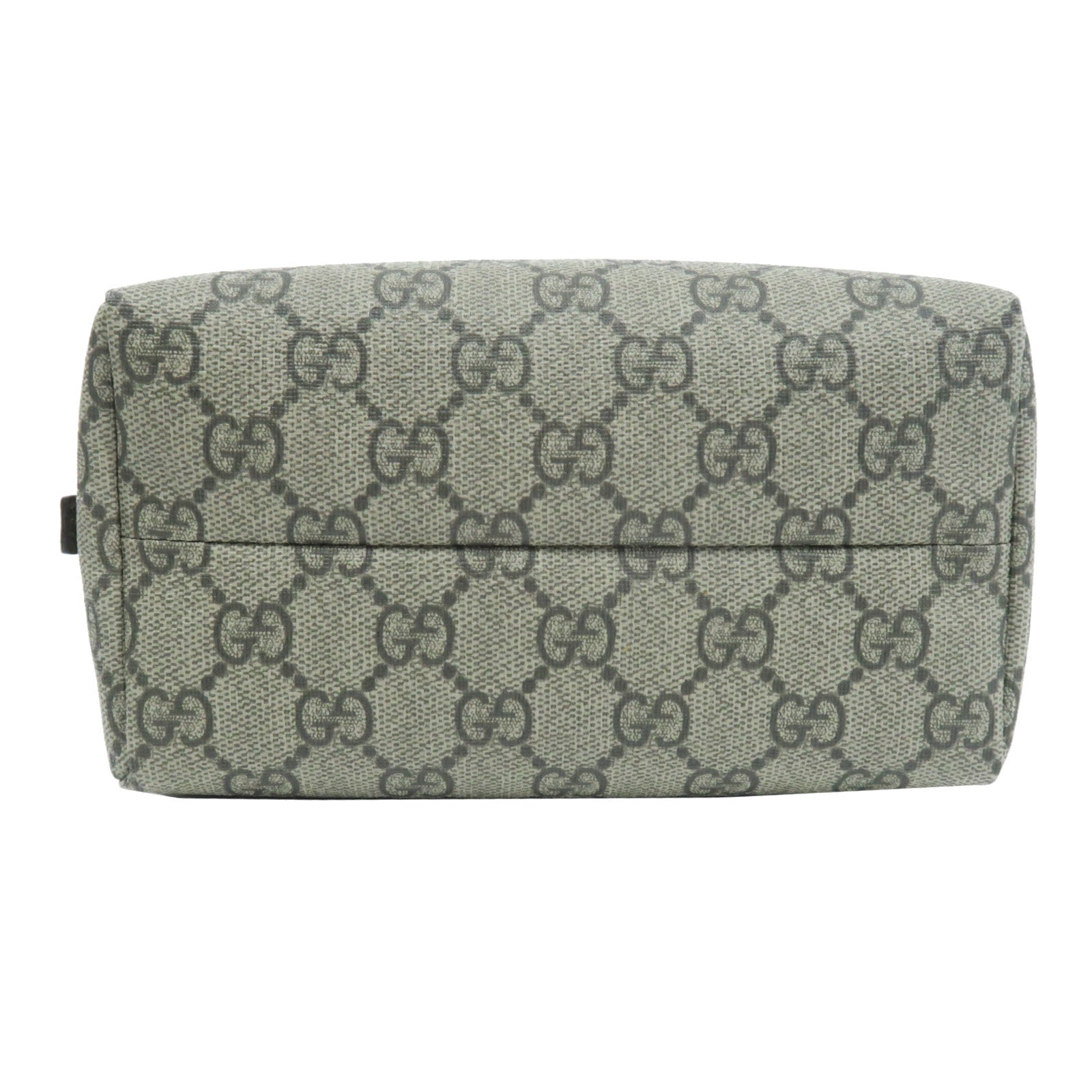 GUCCI 塗層帆布Ophidia Cosmefic Case金扣手拿包啡色