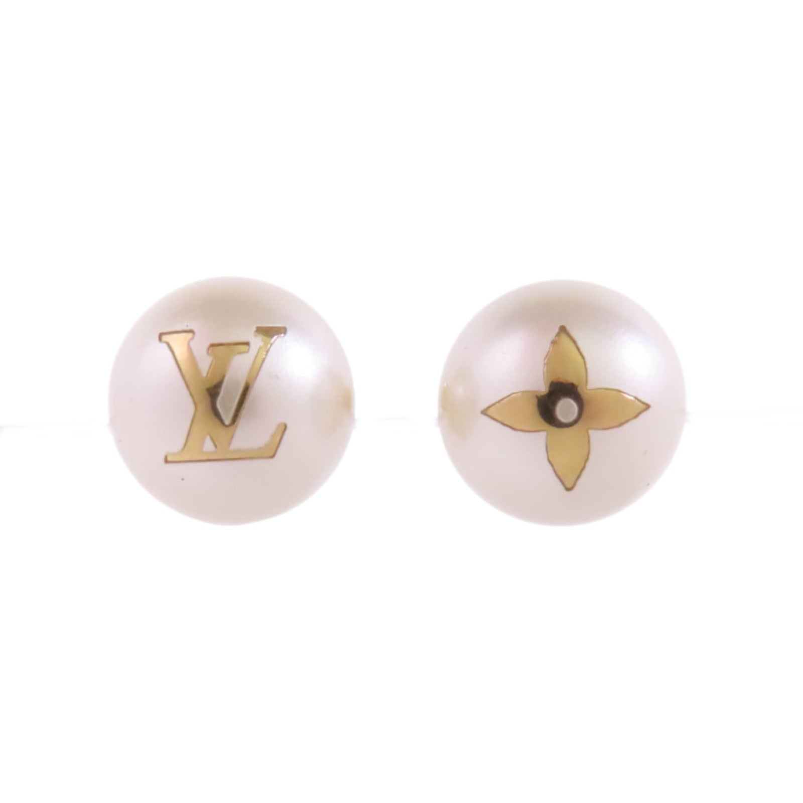LOUIS VUITTON 金屬/仿珍珠My Mix Pearl Earrings耳環