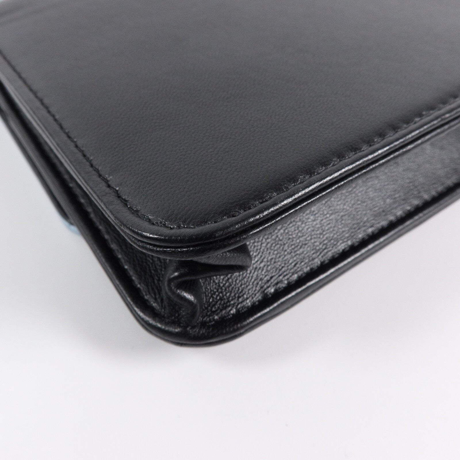 CHANEL 羊皮皮革WOC Wallet On Chain鏈帶肩背袋