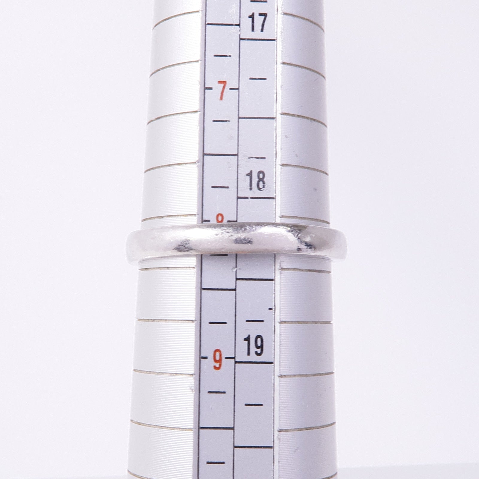 JEWELRY PT900鉑金Aquamarine Diamond Ring藍晶/鑽石戒指US#6