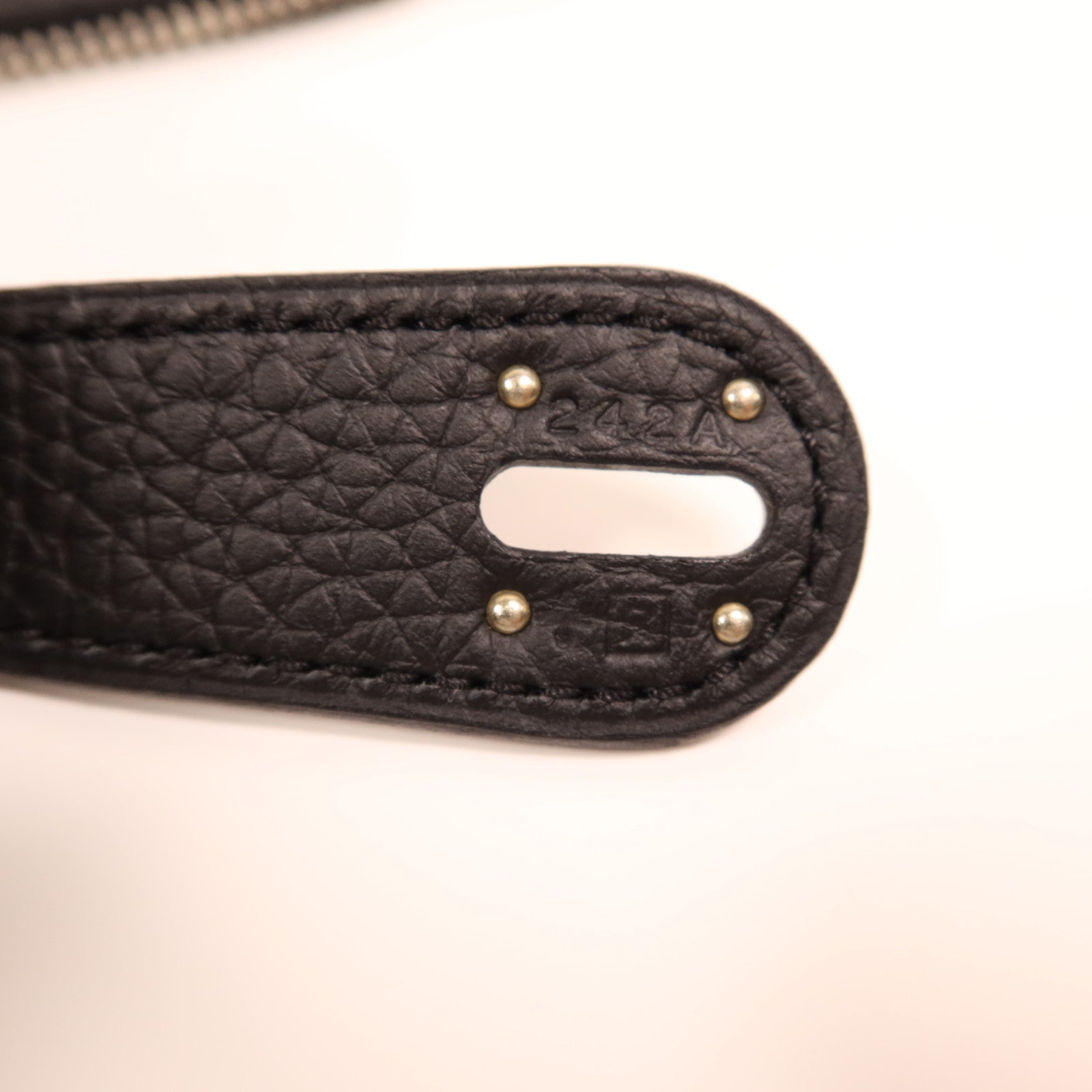 HERMES Clemence皮革Lindy 34銀扣手挽肩背兩用袋Noir
