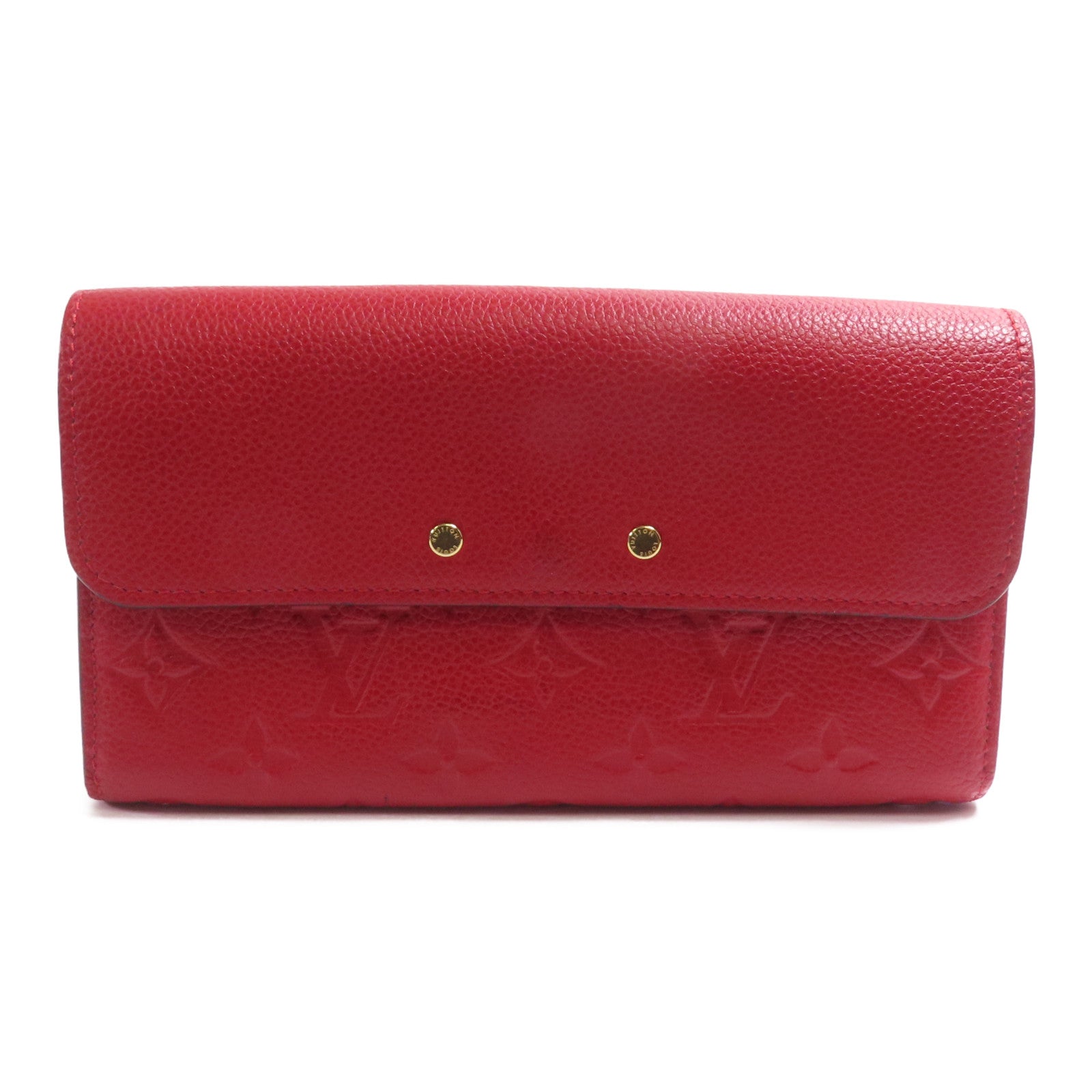 LOUIS VUITTON Monogram Empreinte Long Wallet金扣長錢包