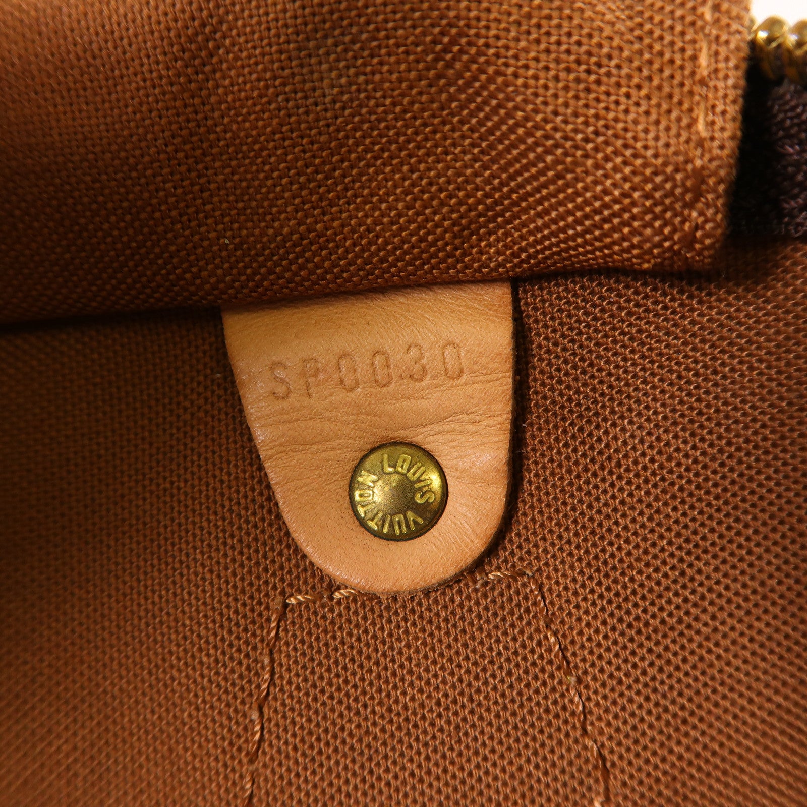 LOUIS VUITTON LV GHW Speedy 35 Hand Bag M41107 Monogram Brown