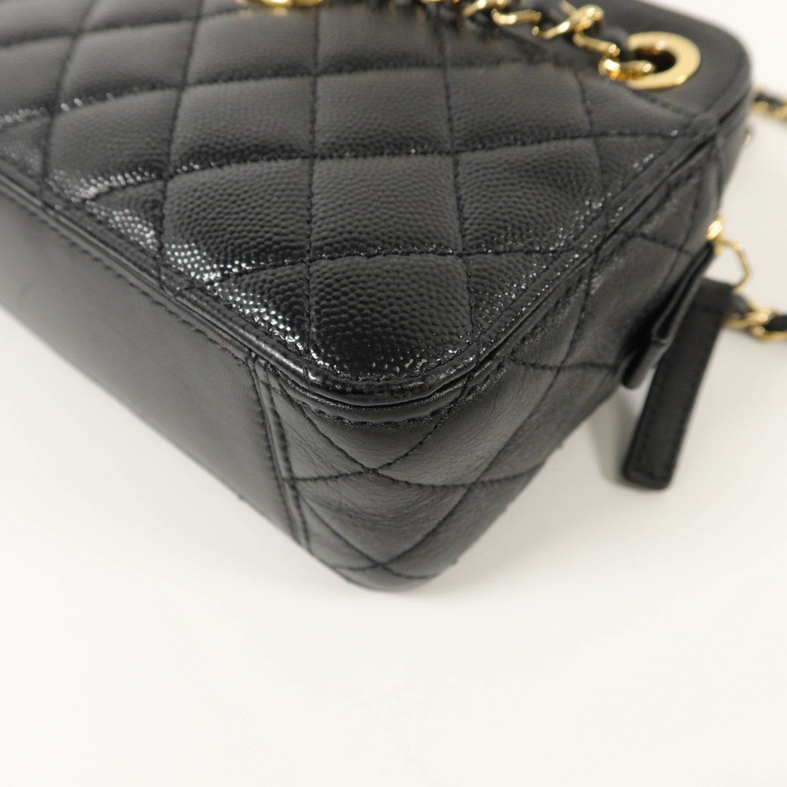 CHANEL 牛皮皮革Chain Shoulder鏈帶肩背袋