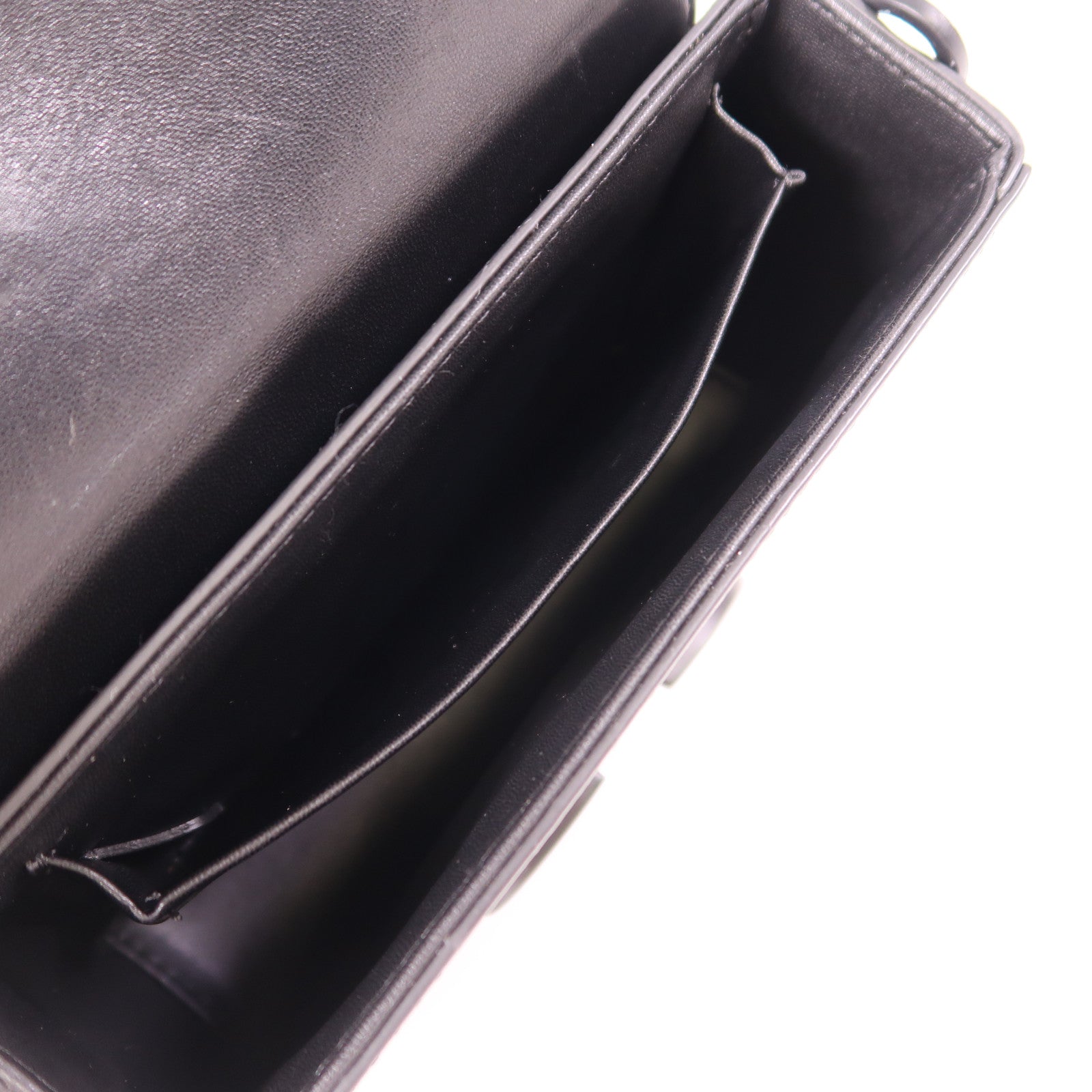 Dior 牛皮皮革So Black 30 Montaigne Box肩背袋