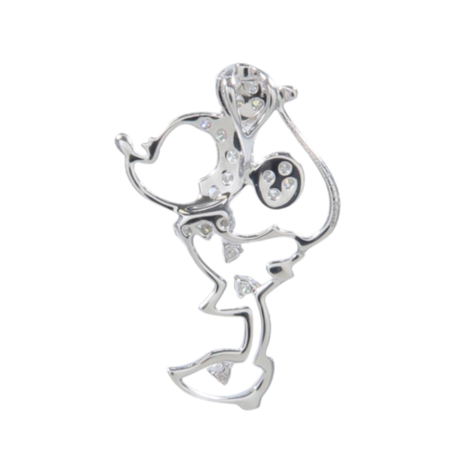 JEWELRY 18K白金Diamond Pendant Top鑽石吊墜