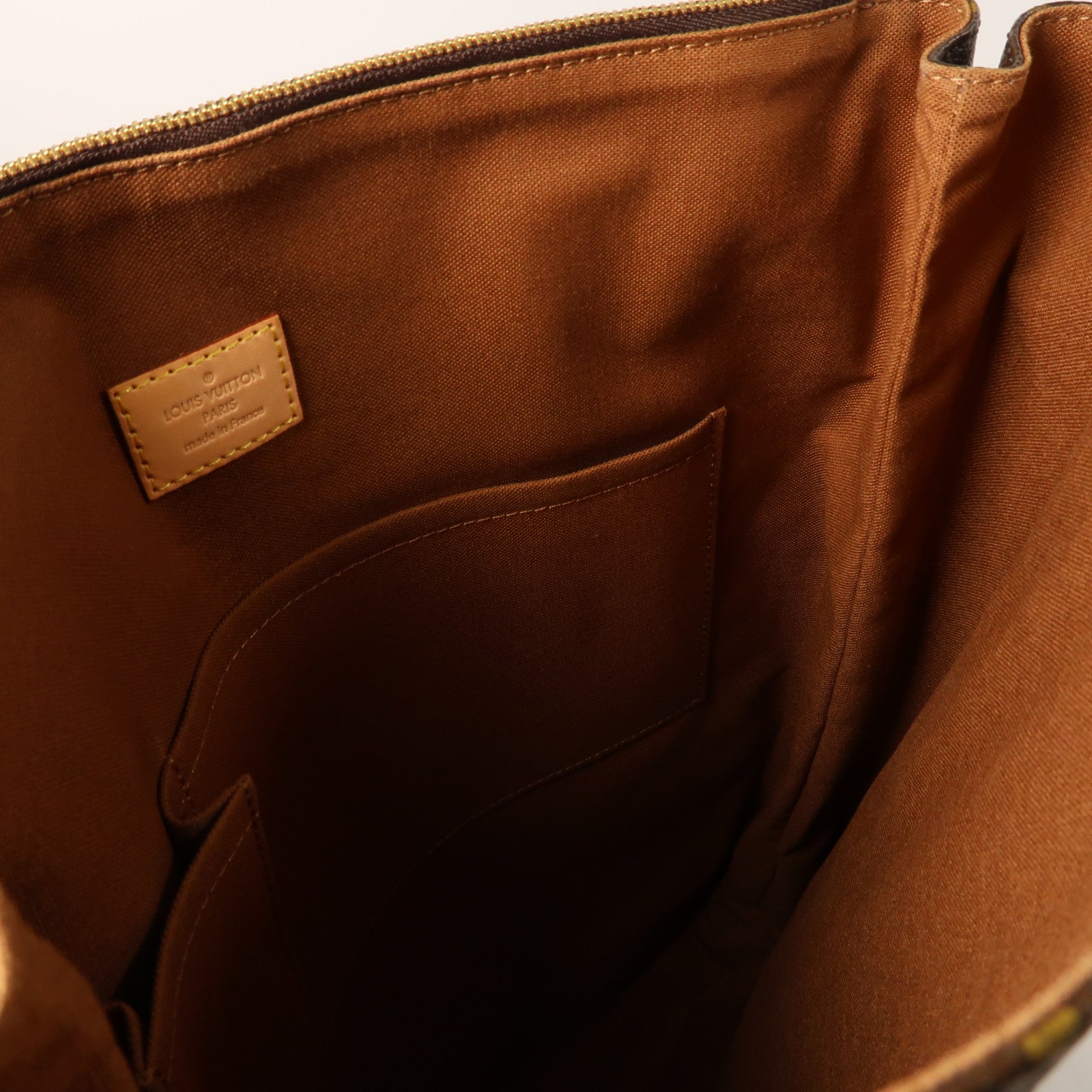 LOUIS VUITTON 【激減優惠】Monogram Cabas Beaubourg金扣肩背袋啡色