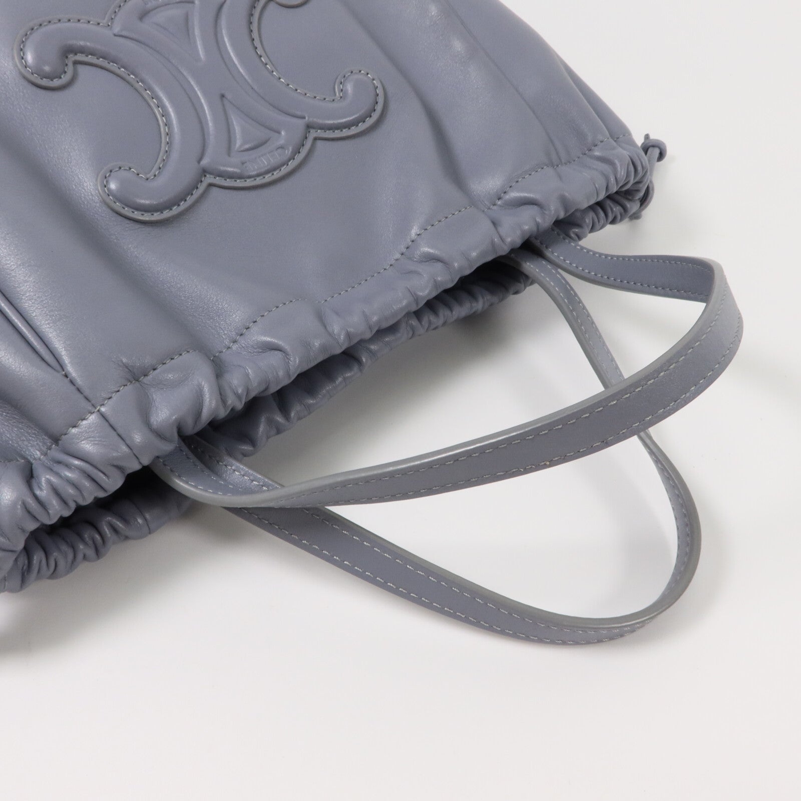 CELINE 牛皮皮革Cabas Cuir Triomphe手挽肩背兩用袋