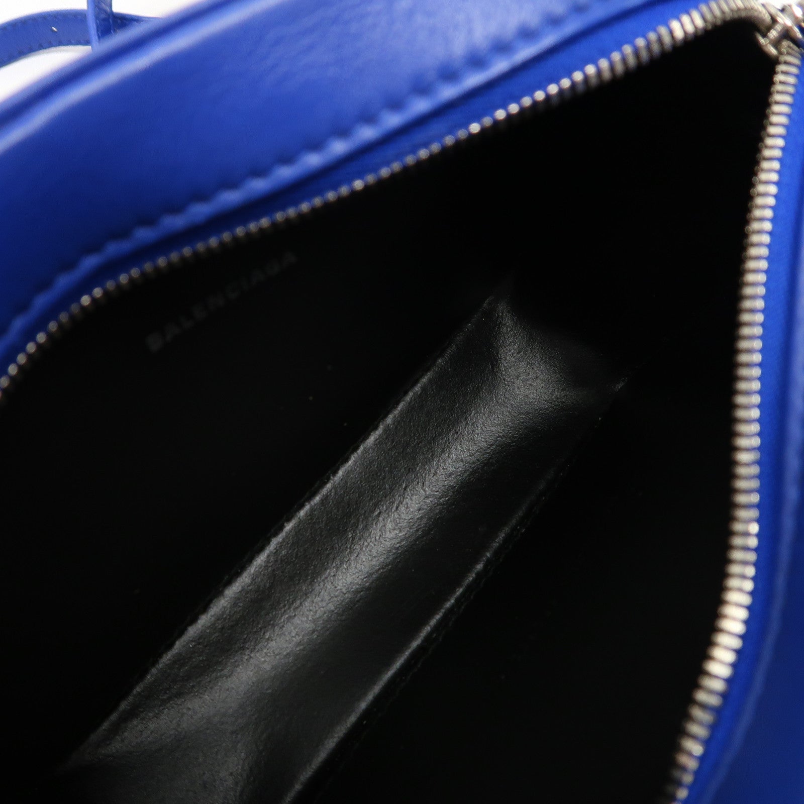 BALENCIAGA 牛皮皮革EVERYDAY Camera Bag XS銀扣肩背袋藍色