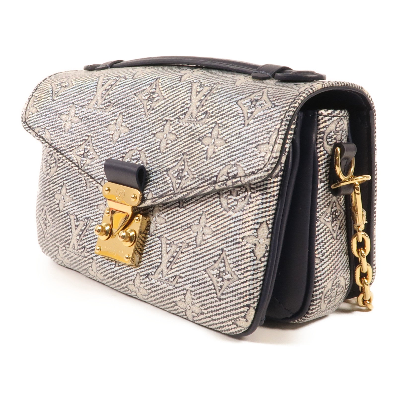 LOUIS VUITTON 【激減優惠】塗層帆布Pochette Metis金扣手挽肩背兩用袋